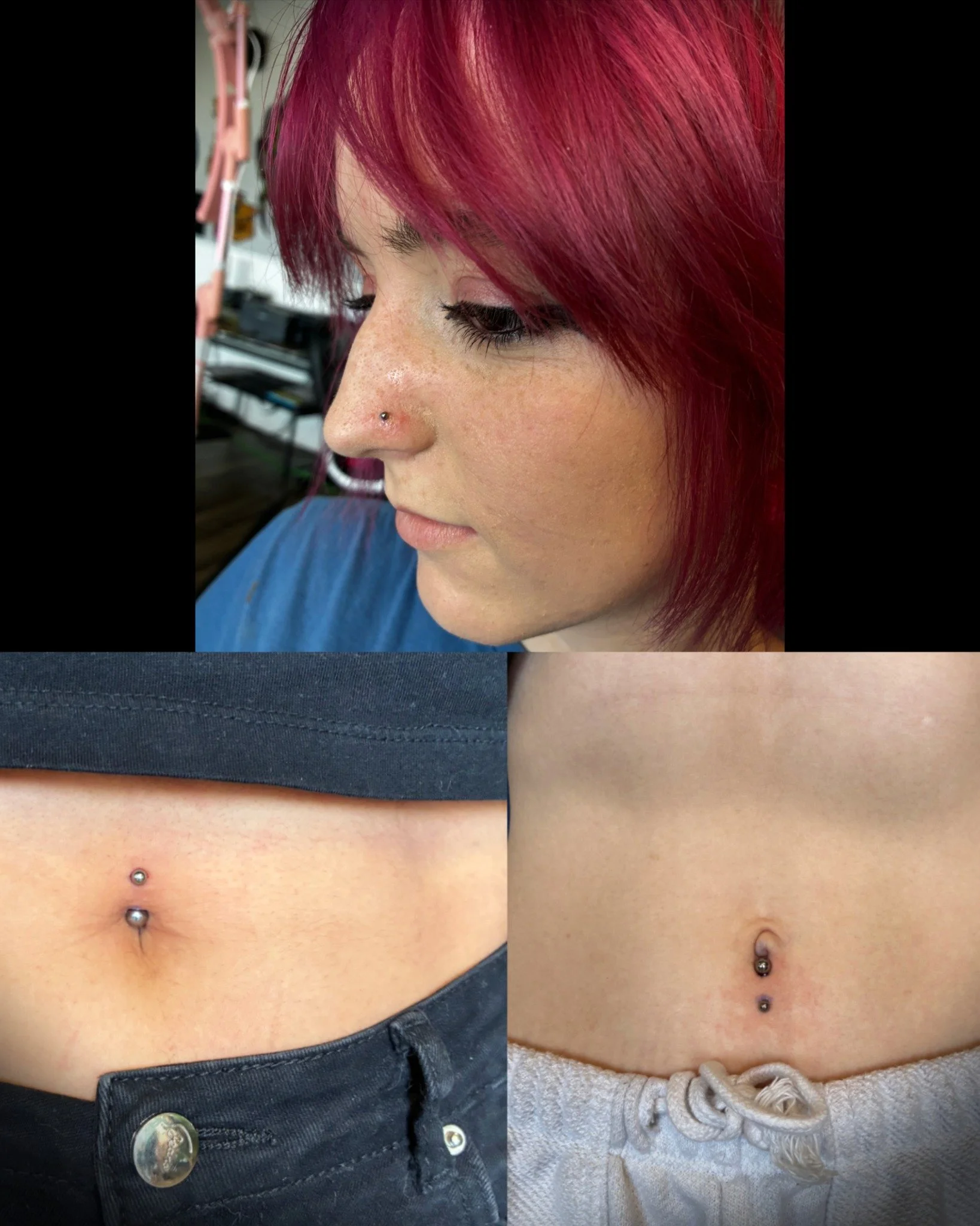 Piercings by Rissa! ✨

Here are a few of her most recent piercings! Whether you&rsquo;re looking for something new or adding to your collection, come see Rissa for all your piercing needs. 🖤

Have questions about pricing, placement, jewelry, or book