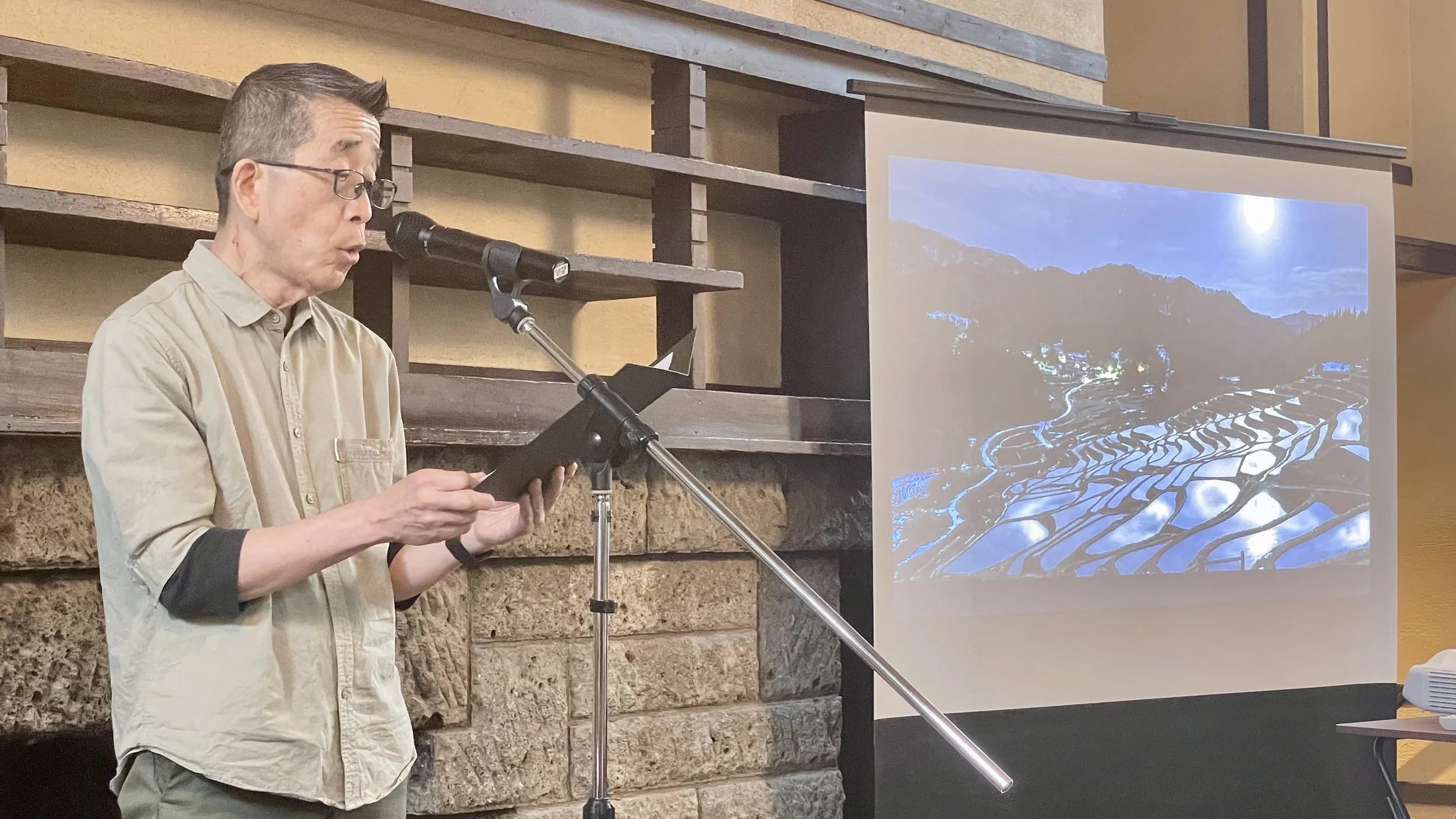 朗読会・会場は、重要文化財・自由学園明日館（5/28）と、世田谷美術館(5/29)でした！