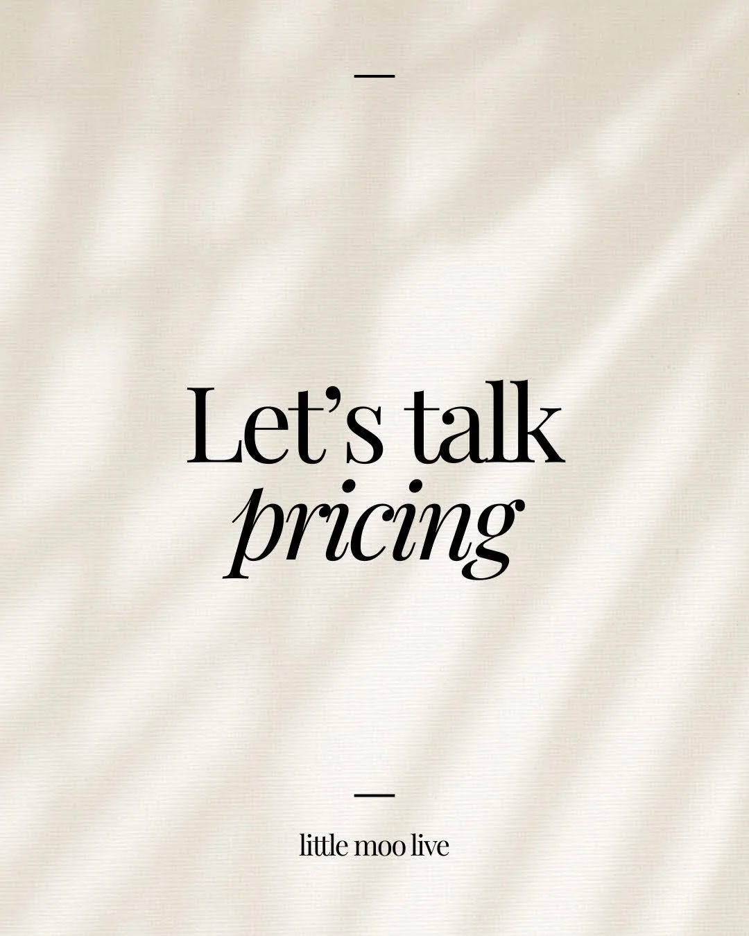 Let's talk pricing...
Look, I get it. I'm getting married this year too, and I really do understand how frustrating it can be to jump through so many hoops just to get an idea of how much things will cost - not even talking about a detailed quote her