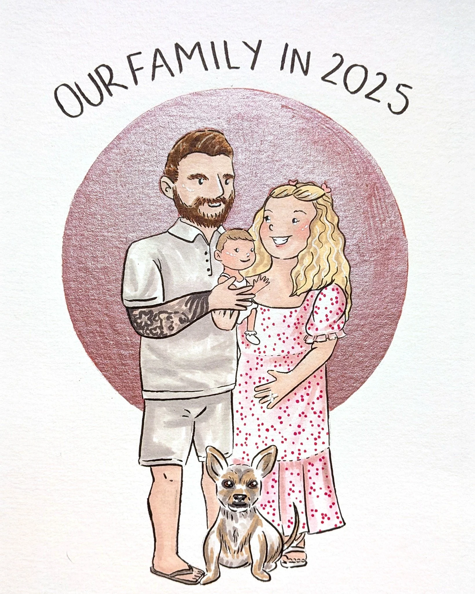 Illustrations don't always have to be live! Here's a few commissioned pieces I completed over Christmas. These were all A5 in size and if you'd like one of your own, custom illustrations can be purchased on my website!

 #weddingillustrator #liveillu