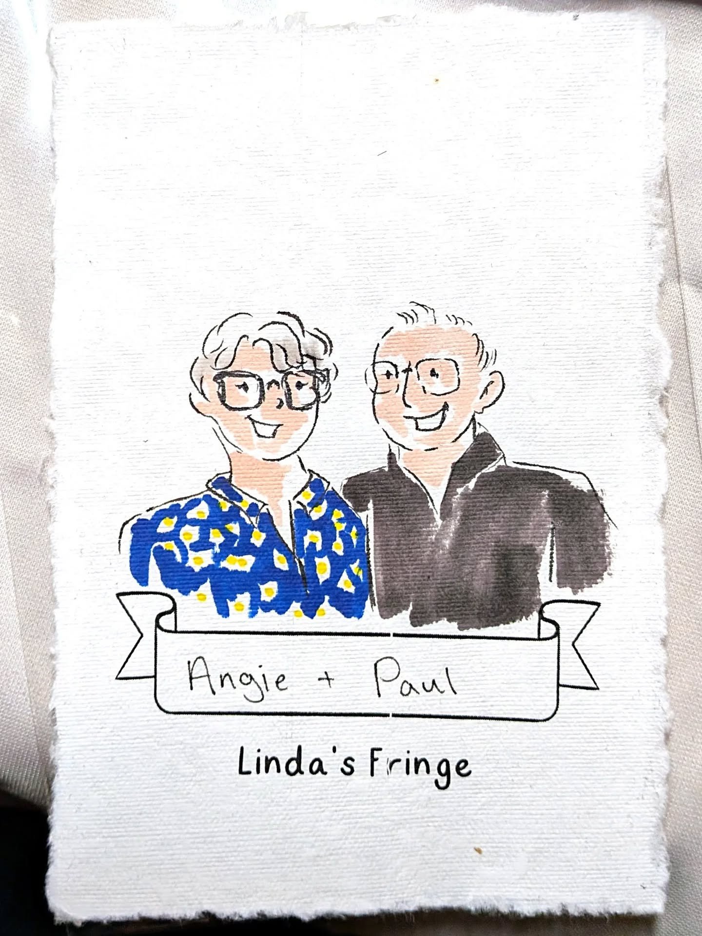 A bumper selection of illustrations for you today! The last few from Linda's incredible Brighton Fringe themed party 🥳 
My diary is getting very busy for the rest of this year and into 2027, so get in touch if you'd like to chat all things live illu