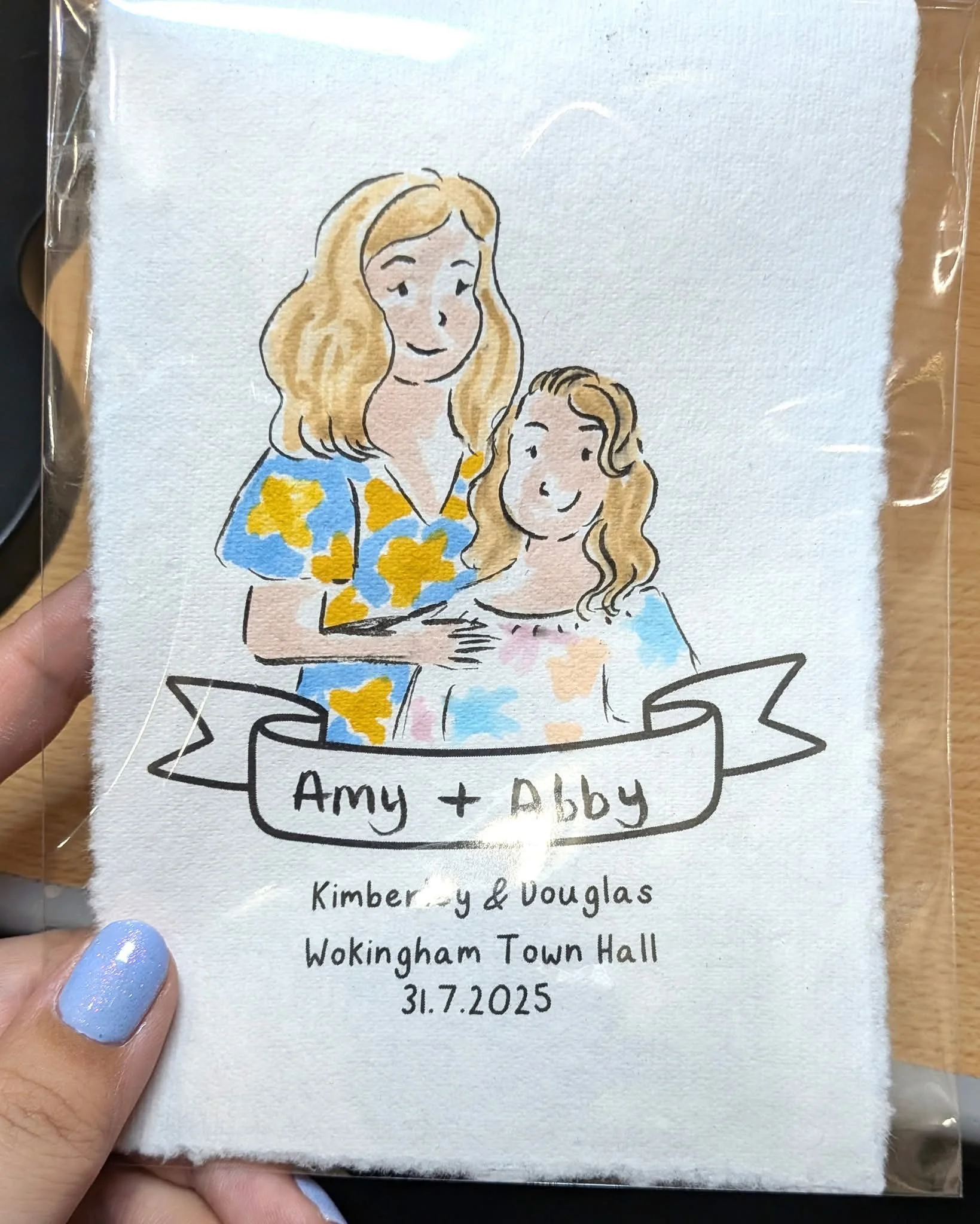 Illustration of the day!
Amy and Abby ❤️
This illustration was a very special one for me - it was the first one I completed at the first wedding I worked at! It marks the point where I really knew that this was what I wanted to do and cemented my lov