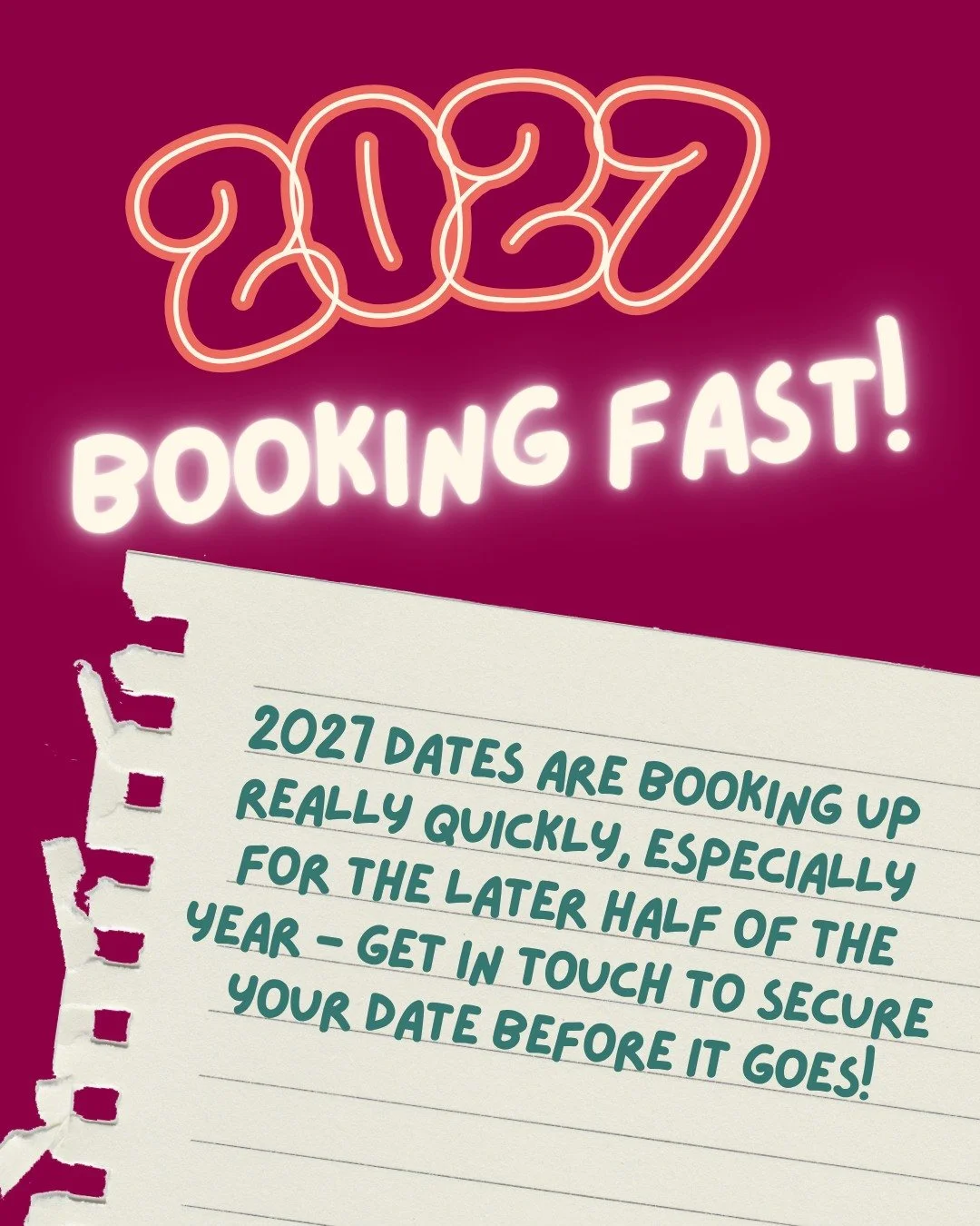 Live illustration bookings for 2027 are flying out, especially for September/October/November - if you're interested in live illustration for next year, why not get in touch to secure your date? They're going FAST, so don't miss out 💖
 #liveillustra