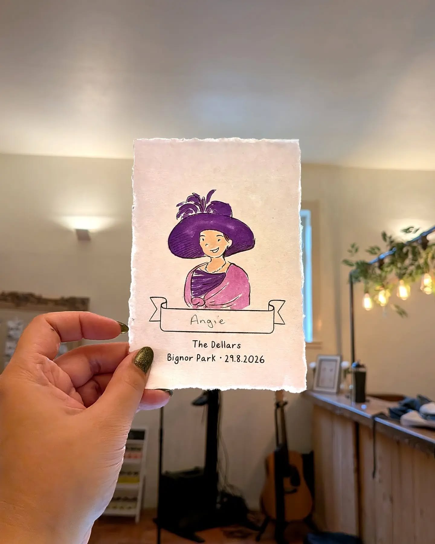 What. A. Hat. 😍
I had the pleasure of drawing this INCREDIBLE bit of headwear (plus its lovely wearer) at Blake &amp; Gemma's wedding at @bignor_park a little over a week ago ❤️ now I know I'm not exactly a fashion icon, and I have absolute no influ