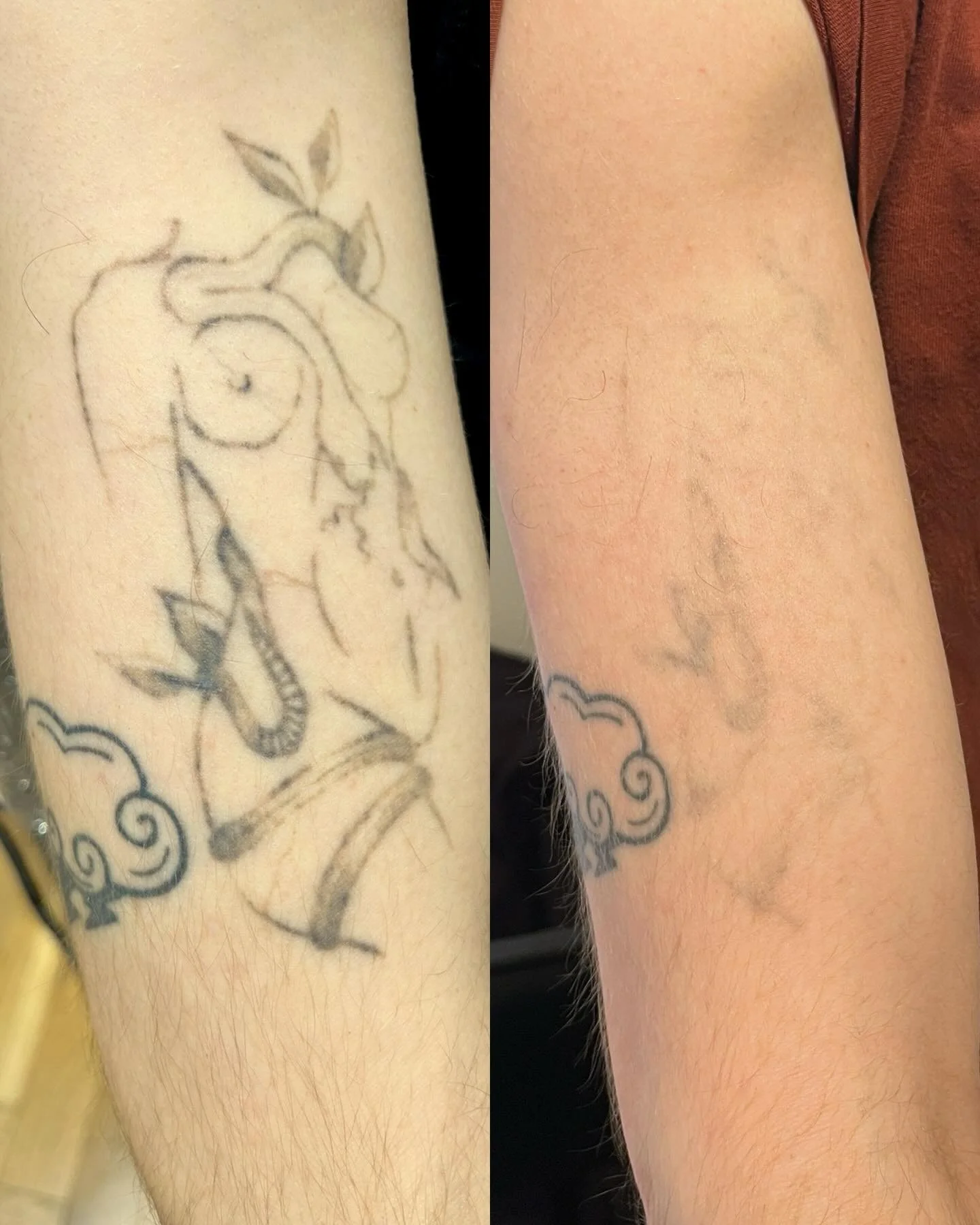 Hit the darker sections of this last week for the last time. We&rsquo;ll keep checking progress as we&rsquo;ve started working on some different tattoos on the clients other arm. This will continue to break down and fade away as the weeks pass.
.
.
.