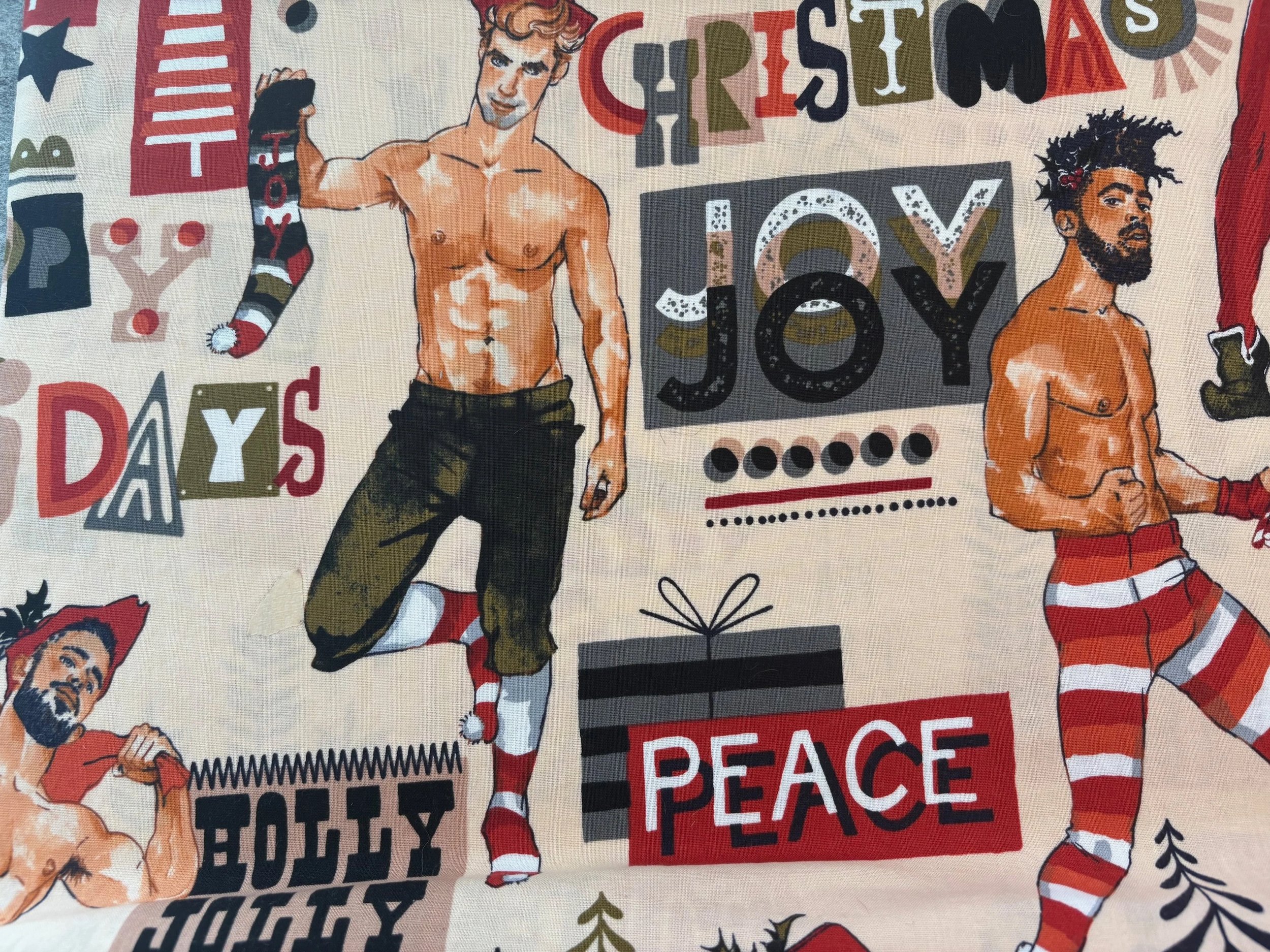 Hunky Christmas Guys Beige