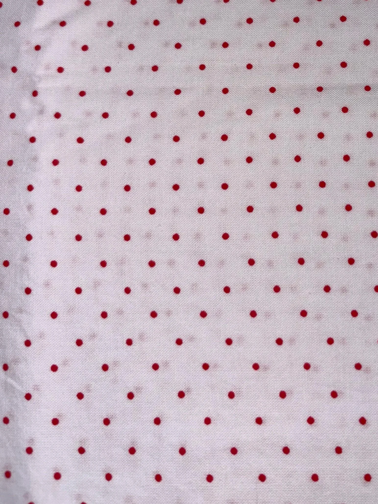 Red Dots on White