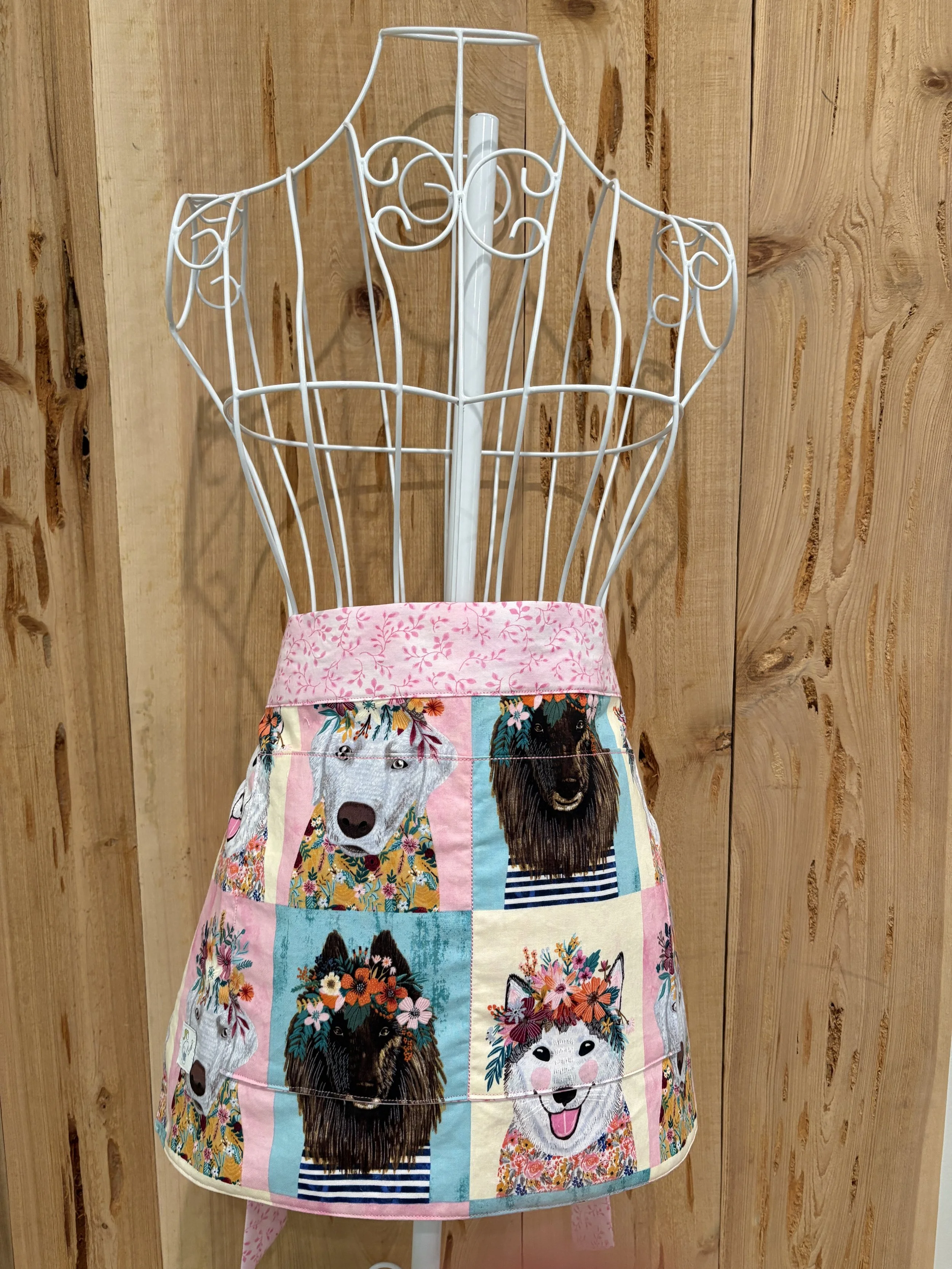 Puppies and Flowers-half-$35