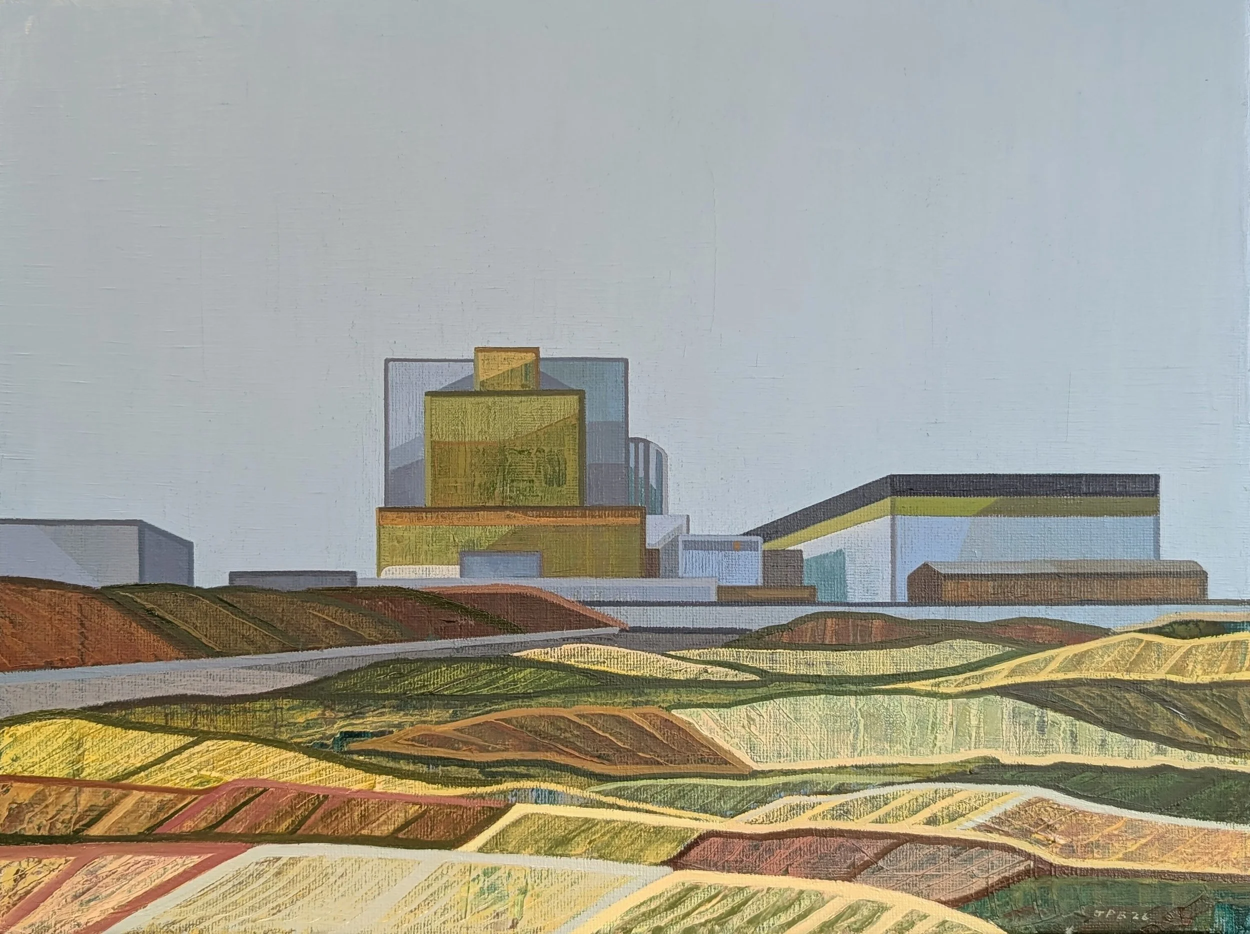 MONACHOPSIS NO. 01 (DUNGENESS) - 2026 - Oil on canvas - H: 30cm X W: 40cm - Available for private sale - POA - Click image for enquiry