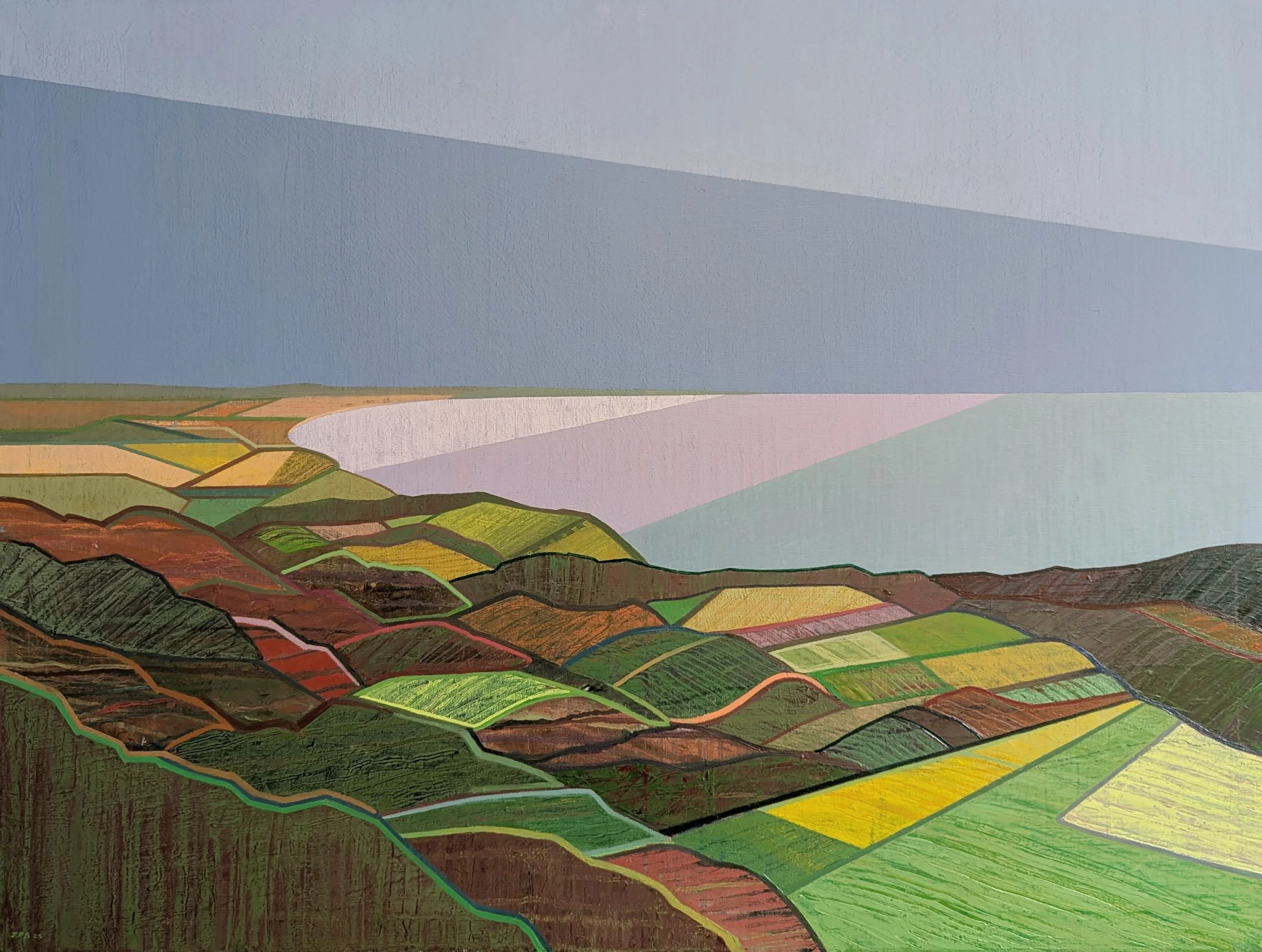BETTER DAYS (THE FIREHILLS, FAIRLIGHT) - 2025 - Oil on canvas - H: 76cm X W: 102cm - SOLD