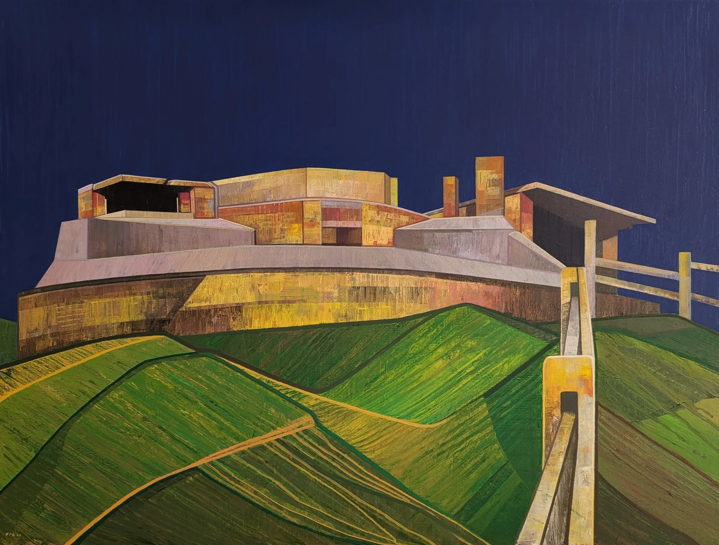 REVENANT (DYMCHURCH GRAND REDOUBT) - 2025 - Oil on canvas - H: 76cm X W: 102cm - available through Taylor-Jones & Son - £2995