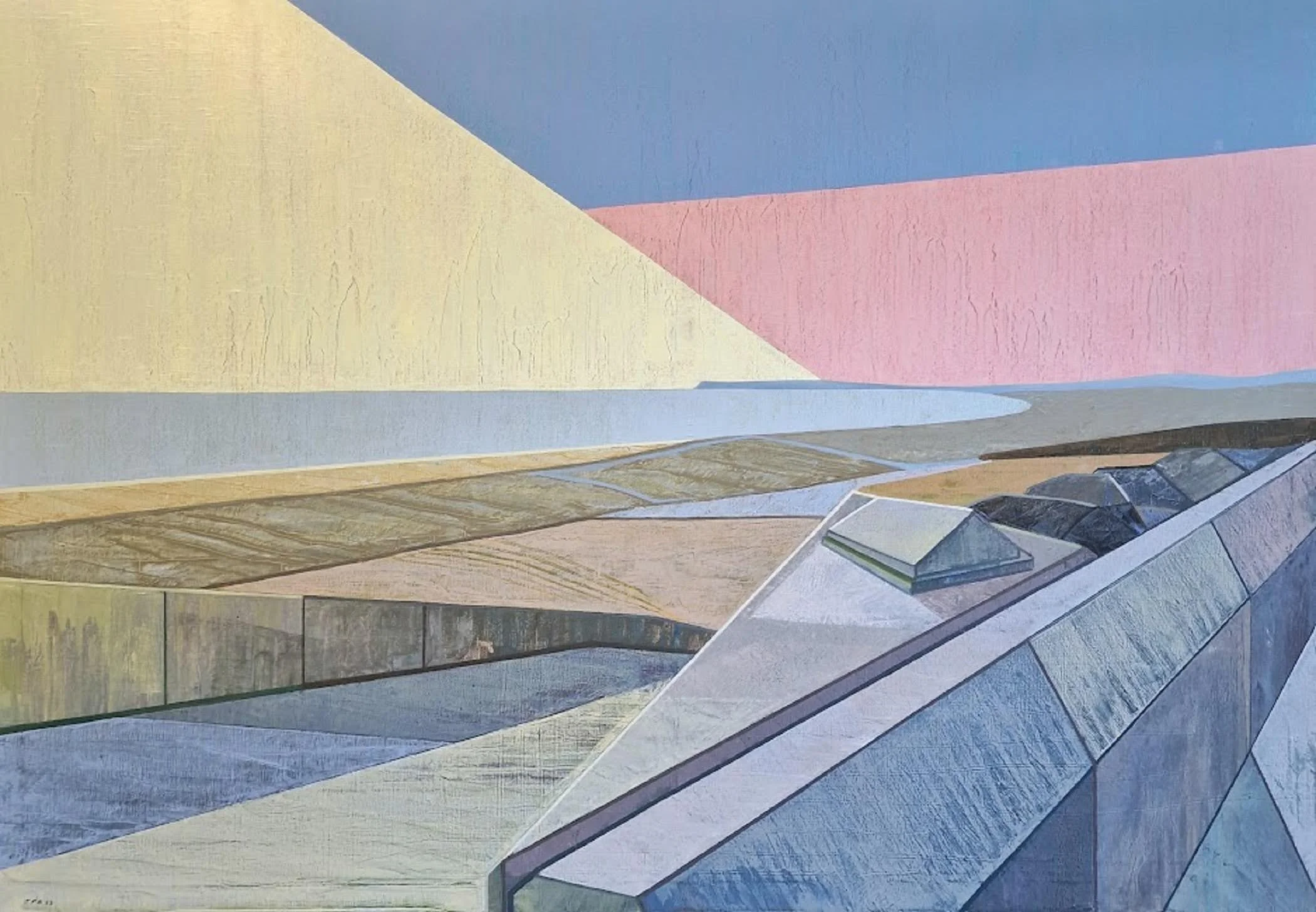 I KNOW YOU DO NO. 01 (BROOMHILL SANDS) - 2023 - Oil on canvas - H: 70cm X W: 100cm - SOLD through Taylor-Jones & Son