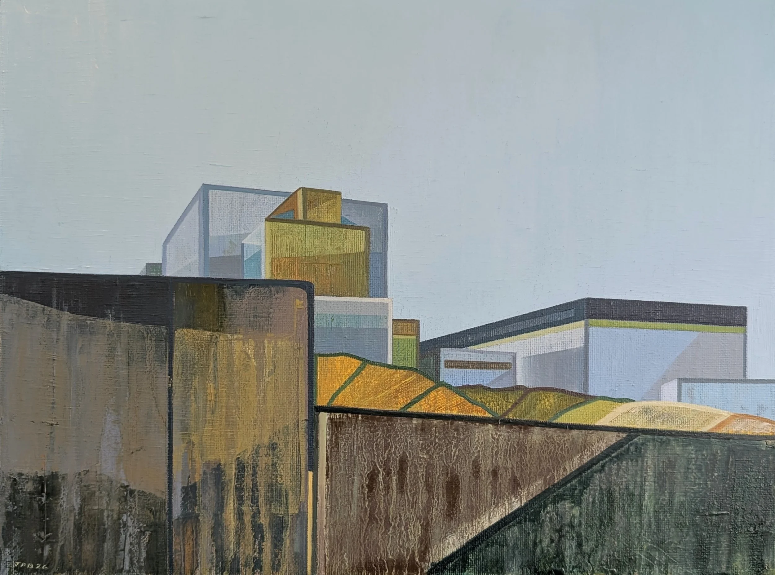 MONACHOPSIS NO. 04 (DUNGENESS) - 2026 - Oil on canvas - H: 30cm X W: 40cm - FOR SALE - P.O.A - Click image for enquiry