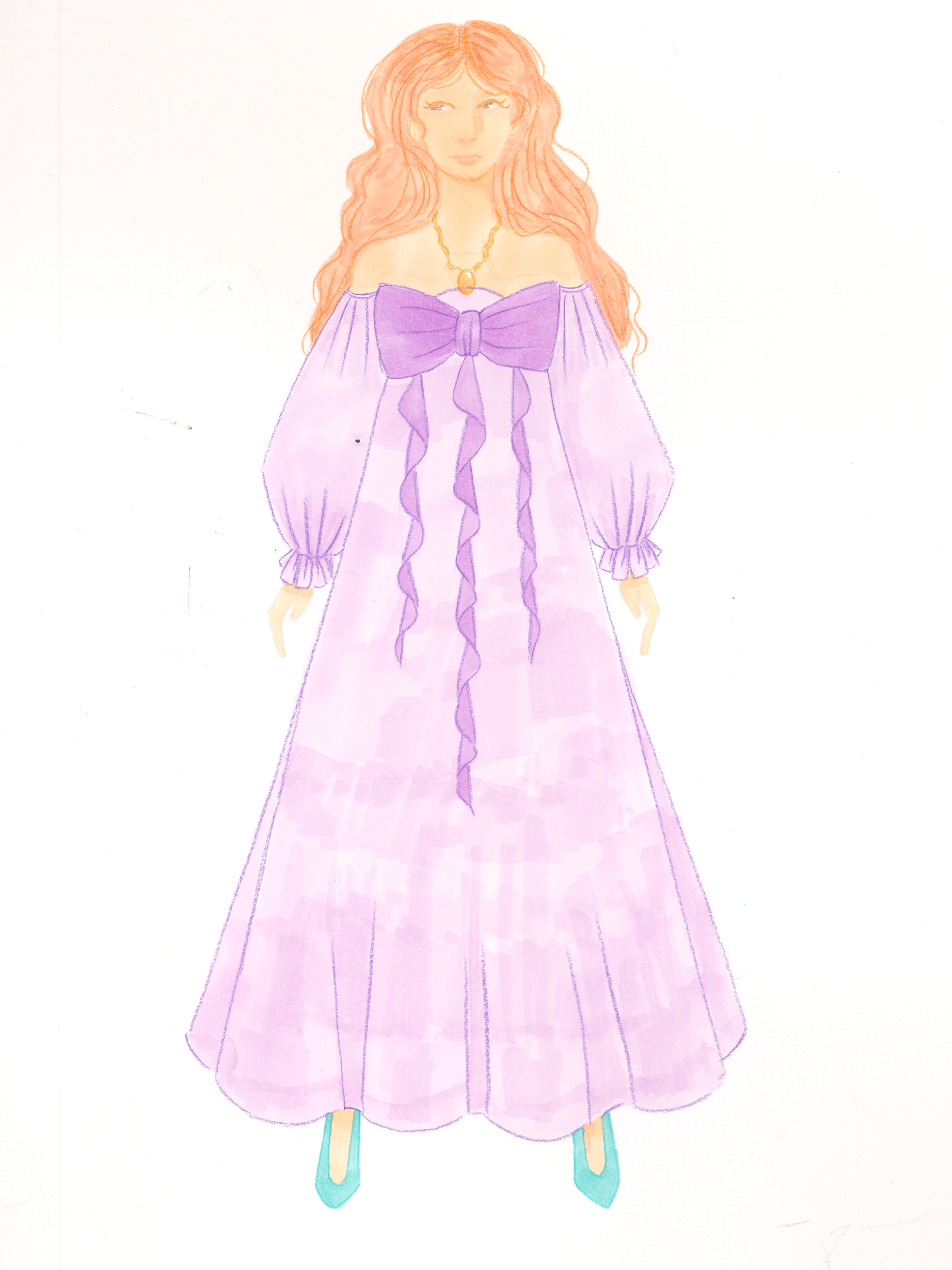 Fall illustration No. 6, 2025, Pen and marker