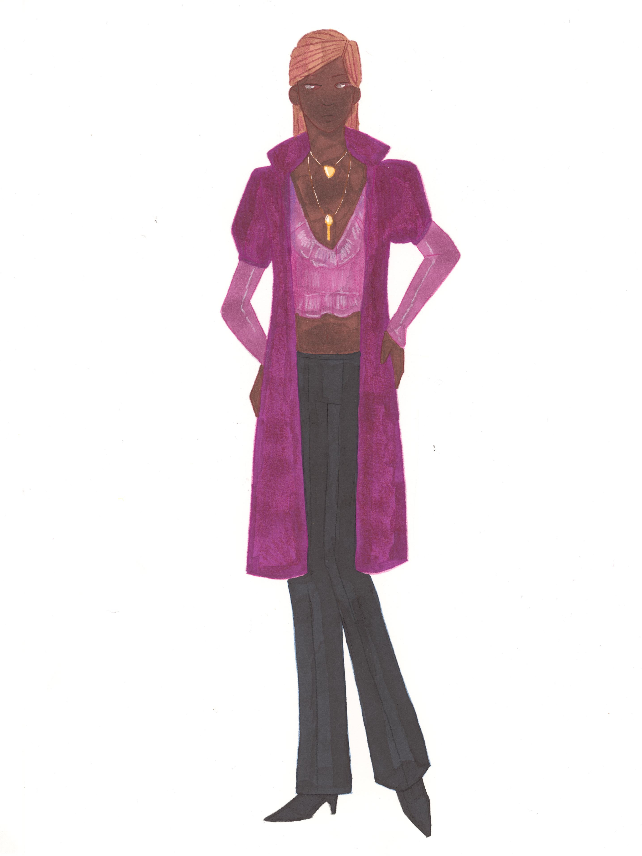 Winter illustration No. 6, 2025, Pen and marker