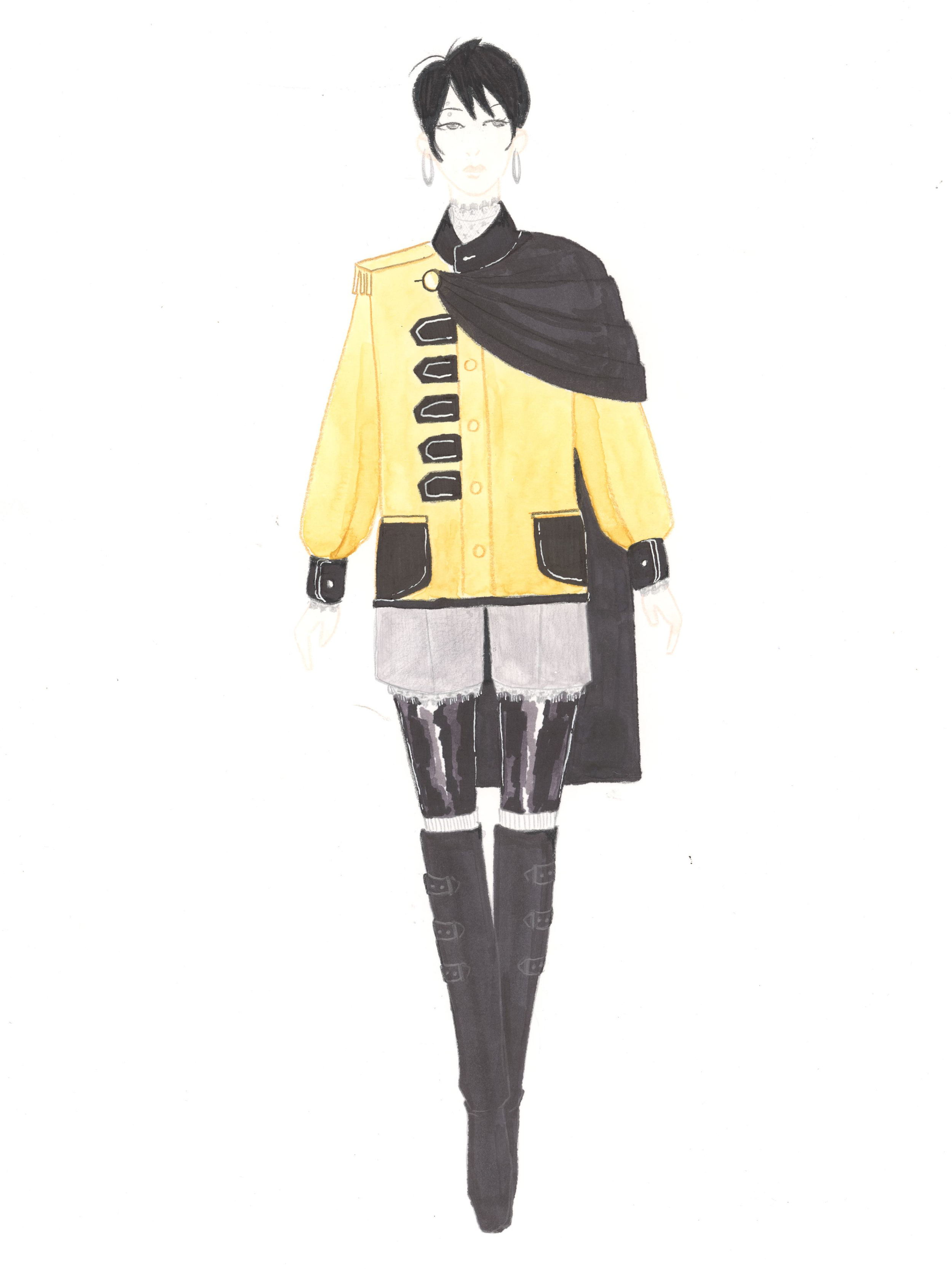 Winter illustration No. 8, 2025, Pen and marker