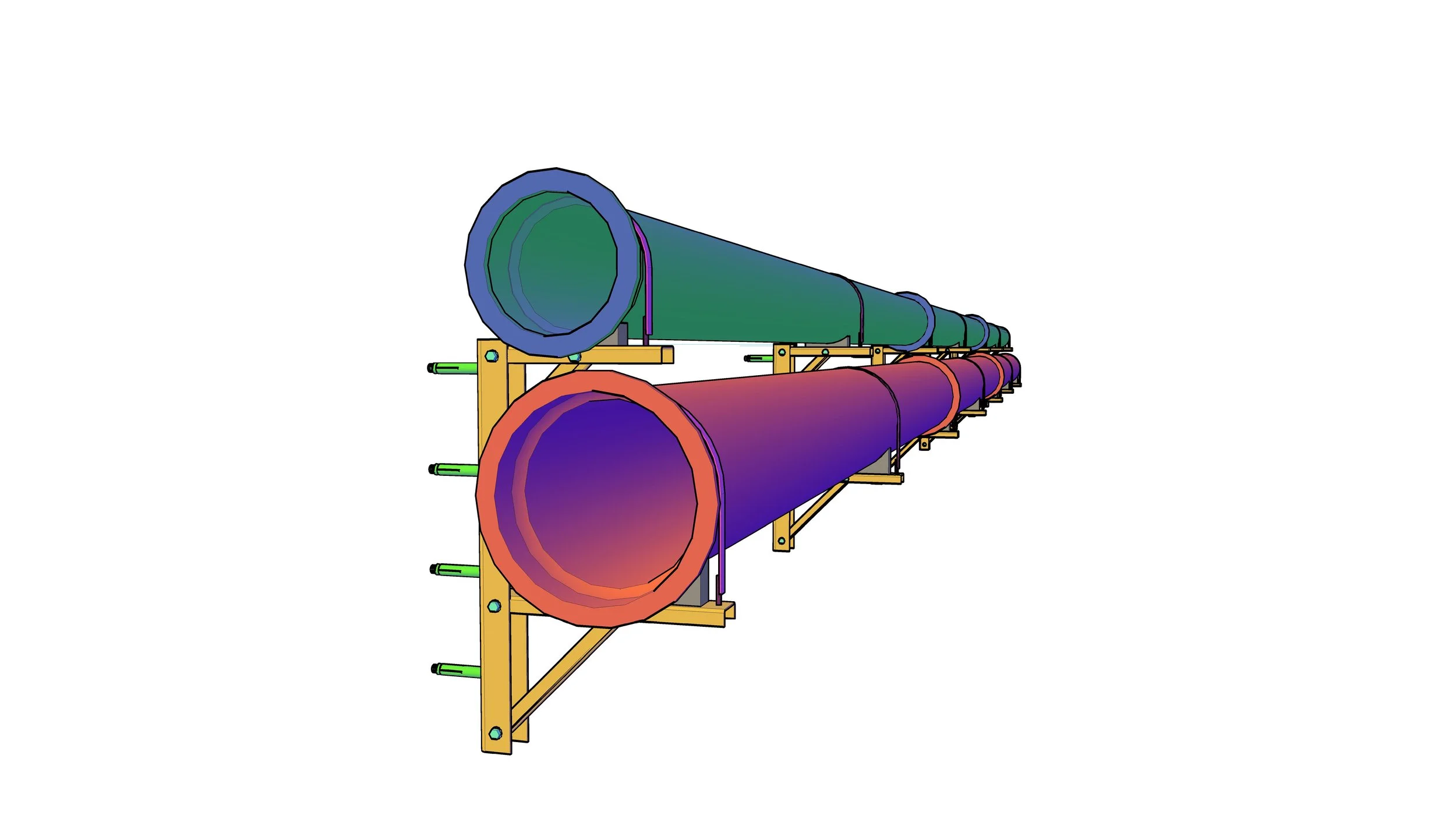 Bridge-Mounted Pipeline Crossing