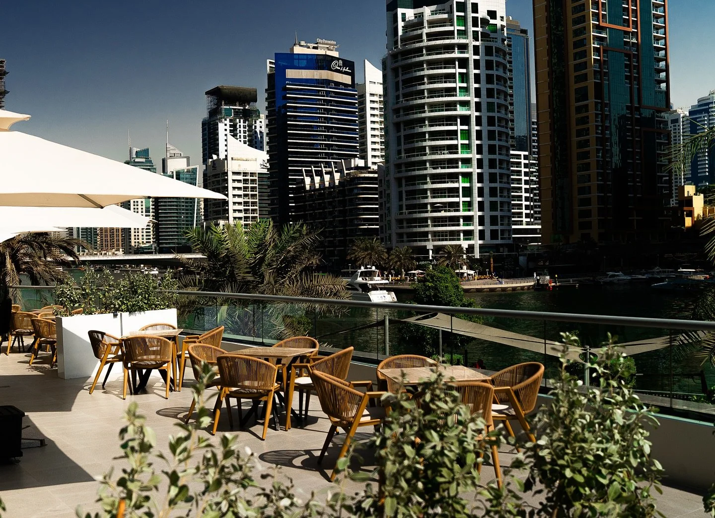 Enjoy this beautiful Marina View at Isma Restaurant 🌹
#dubai #dubaimarina #baycentral
