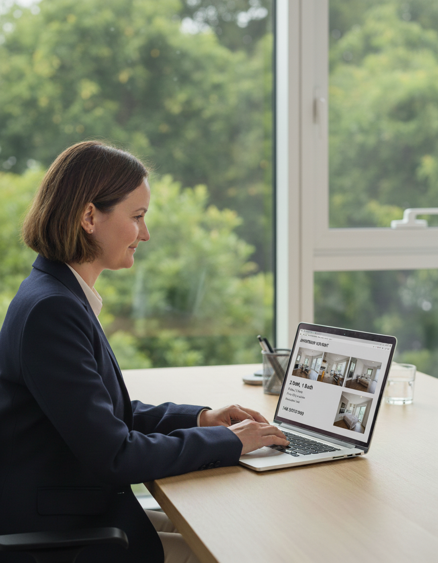 Online Estate Agent in Galway marketing rental properties to attract quality tenants.