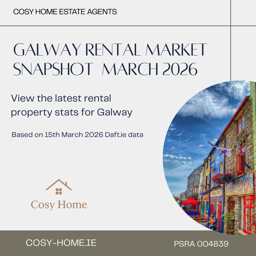 Galway Rental Market March 2026: Average Rents and Supply