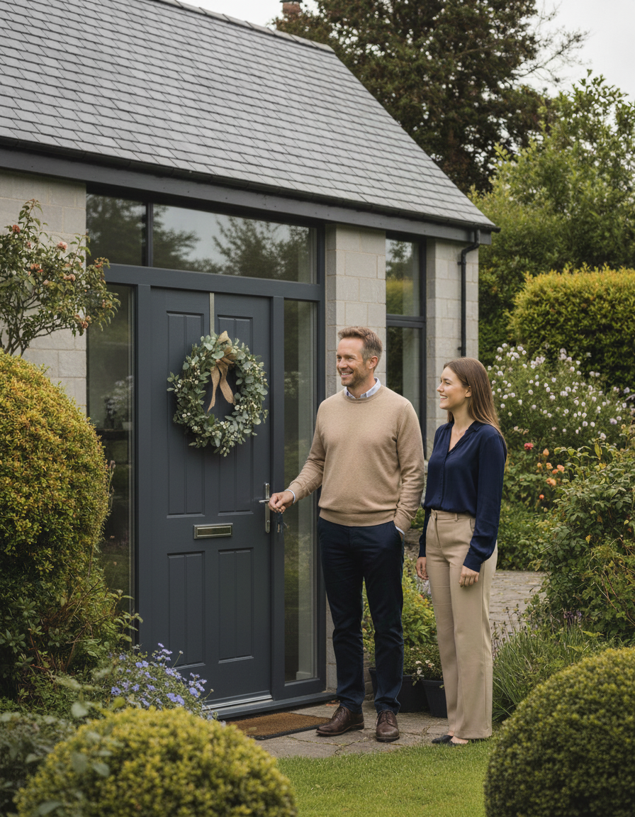 Cosy Home’s Buyer’s Agent in Galway completing the purchase and handing over keys.