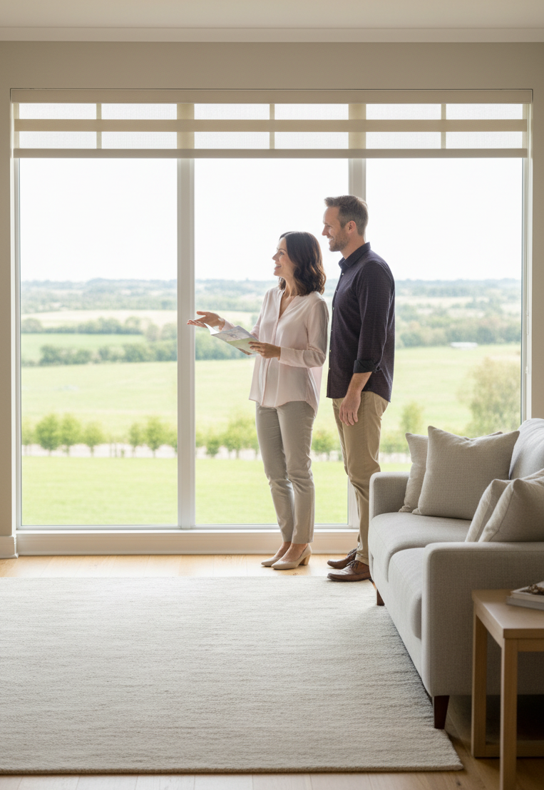 Estate agents Galway arranging property viewings for prospective buyers.