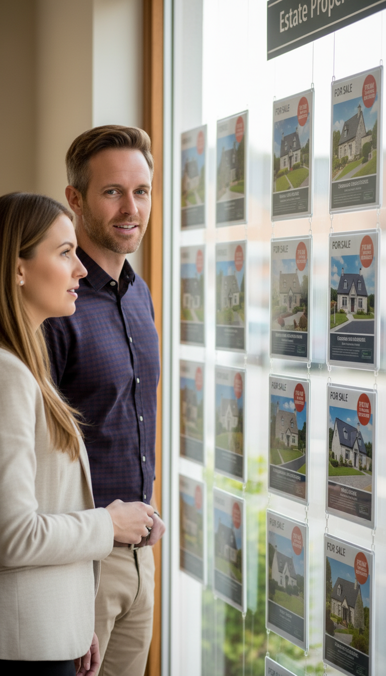 Online Estate Agent in Galway conducting a tailored property search for home buyers.