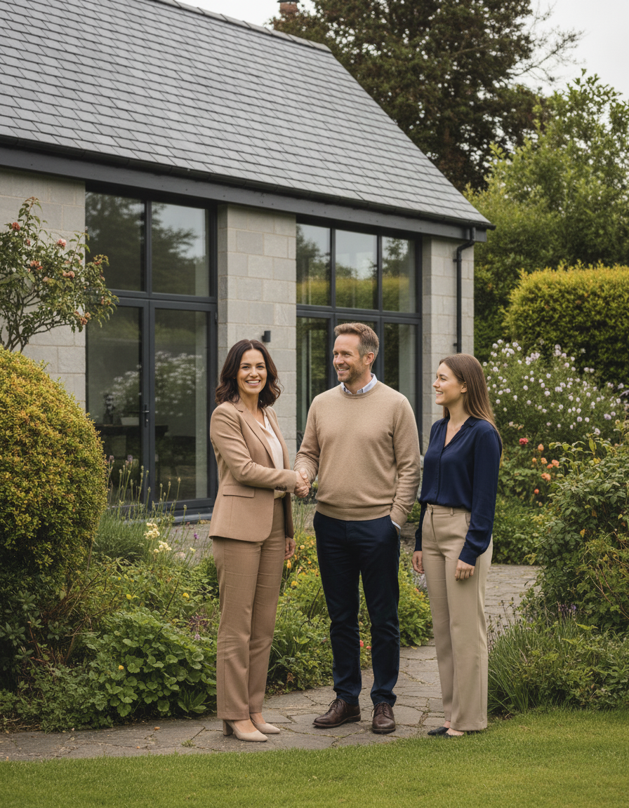 Estate Agent in Galway coordinating offer acceptance and due diligence with professionals.