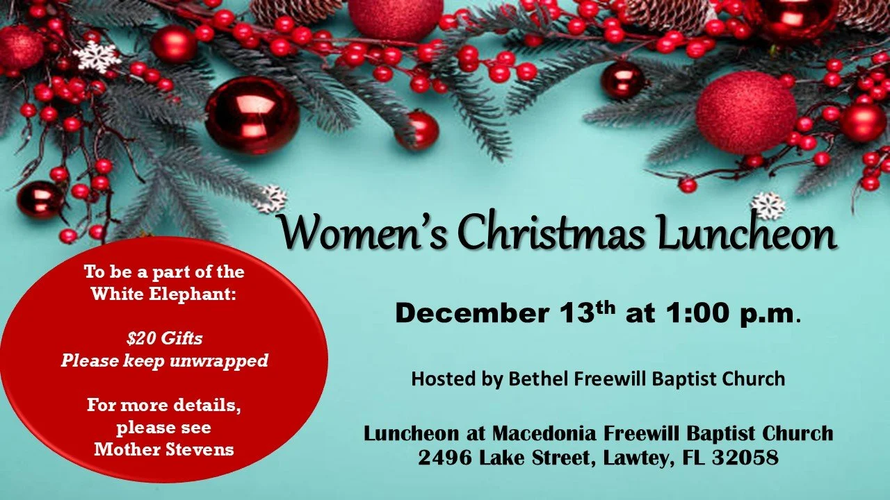 Women’s Christmas Luncheon