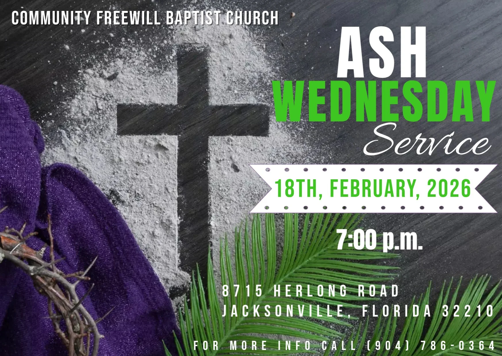 Ash Wednesday Service