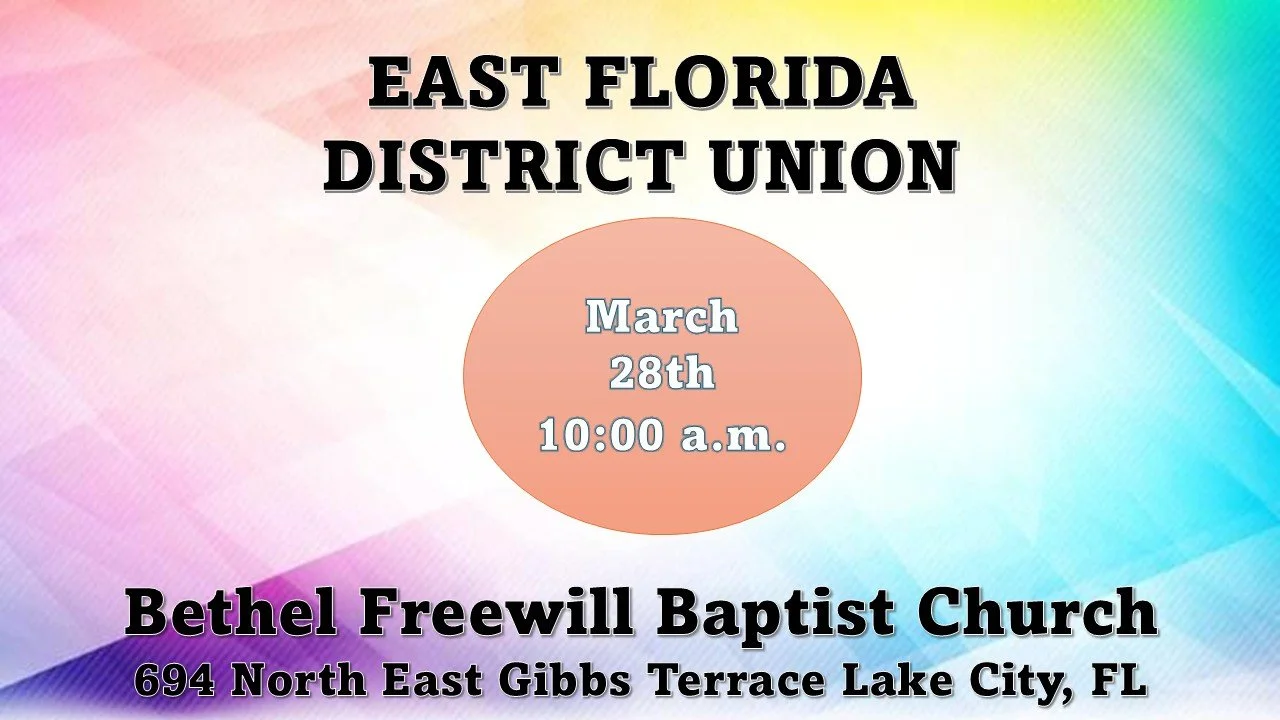 East Florida Annual Conference District Union 