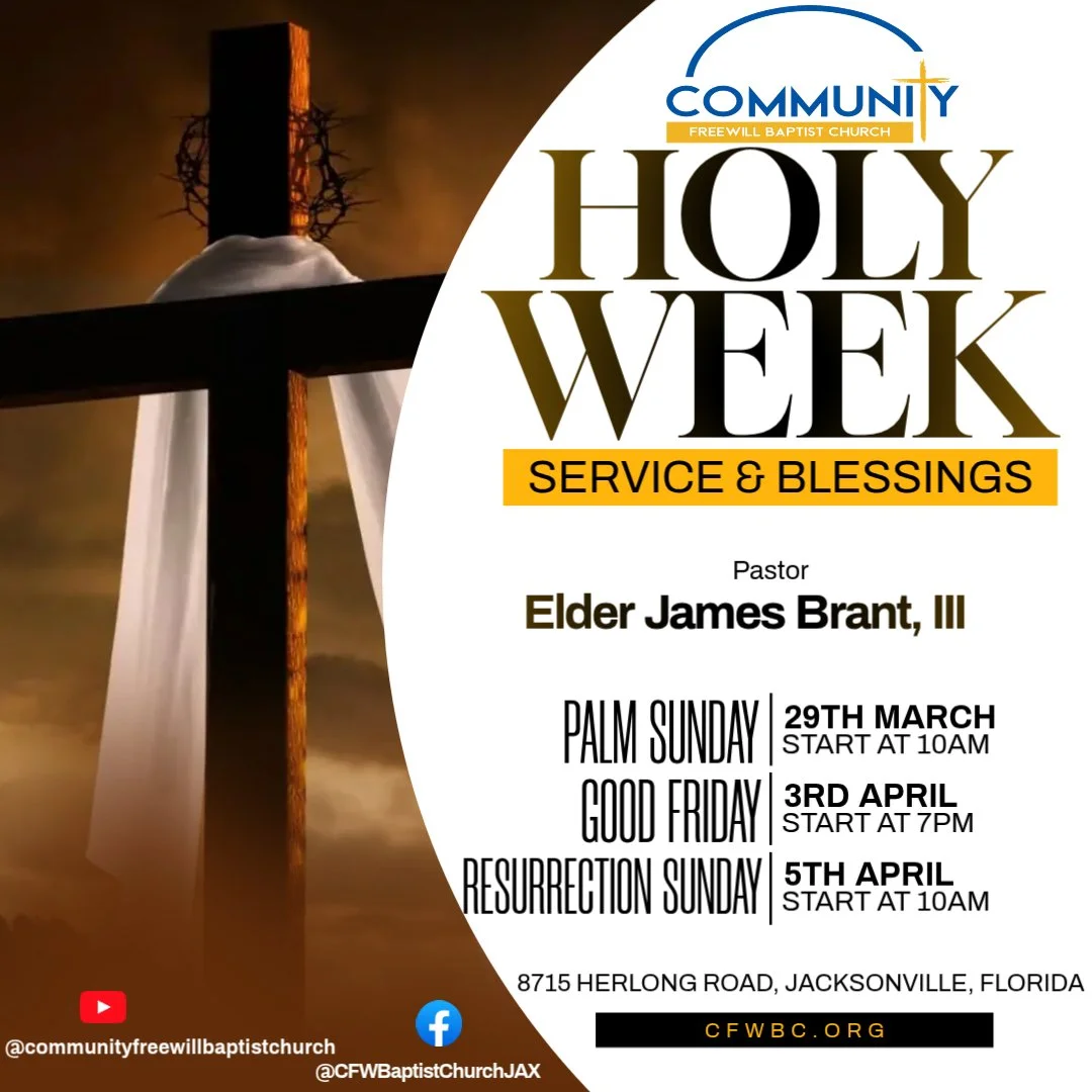 Holy Week Service & Blessings
