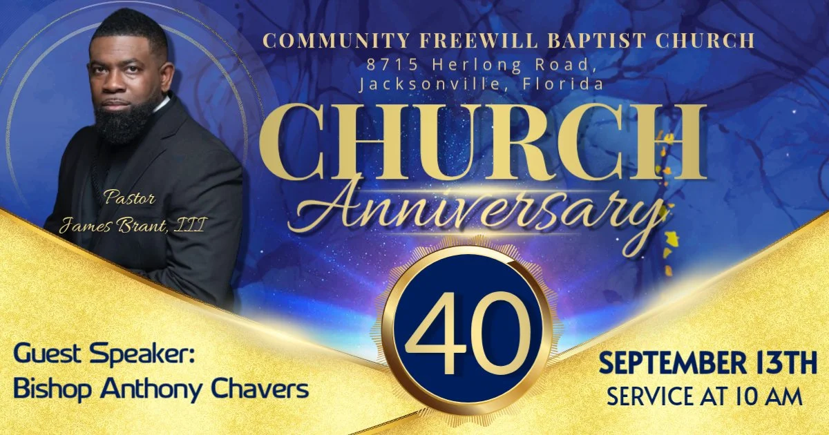 40th Church Anniversary
