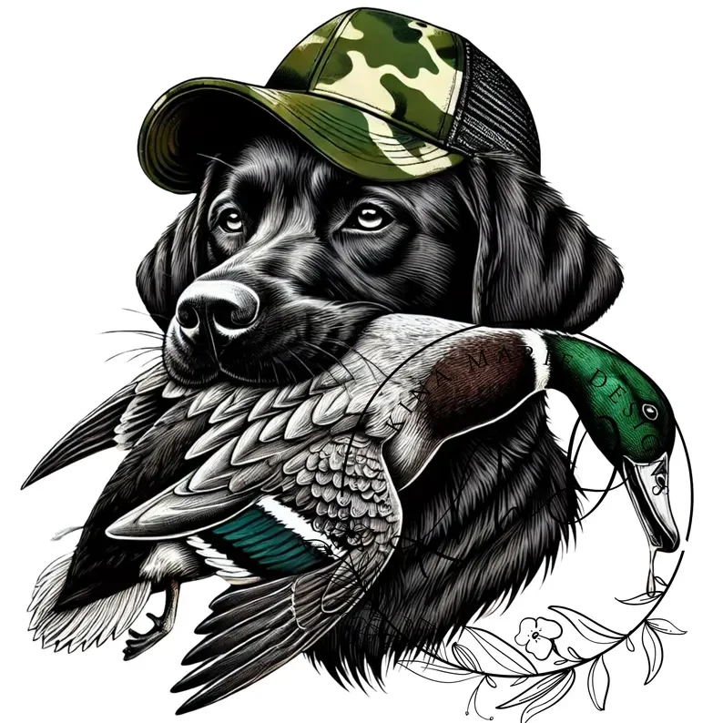 mens dog bird hat.webp