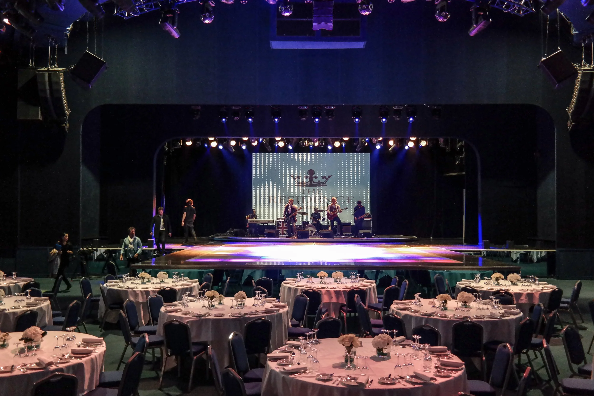 Soundcheck in Monaco (Salle des etoilés)