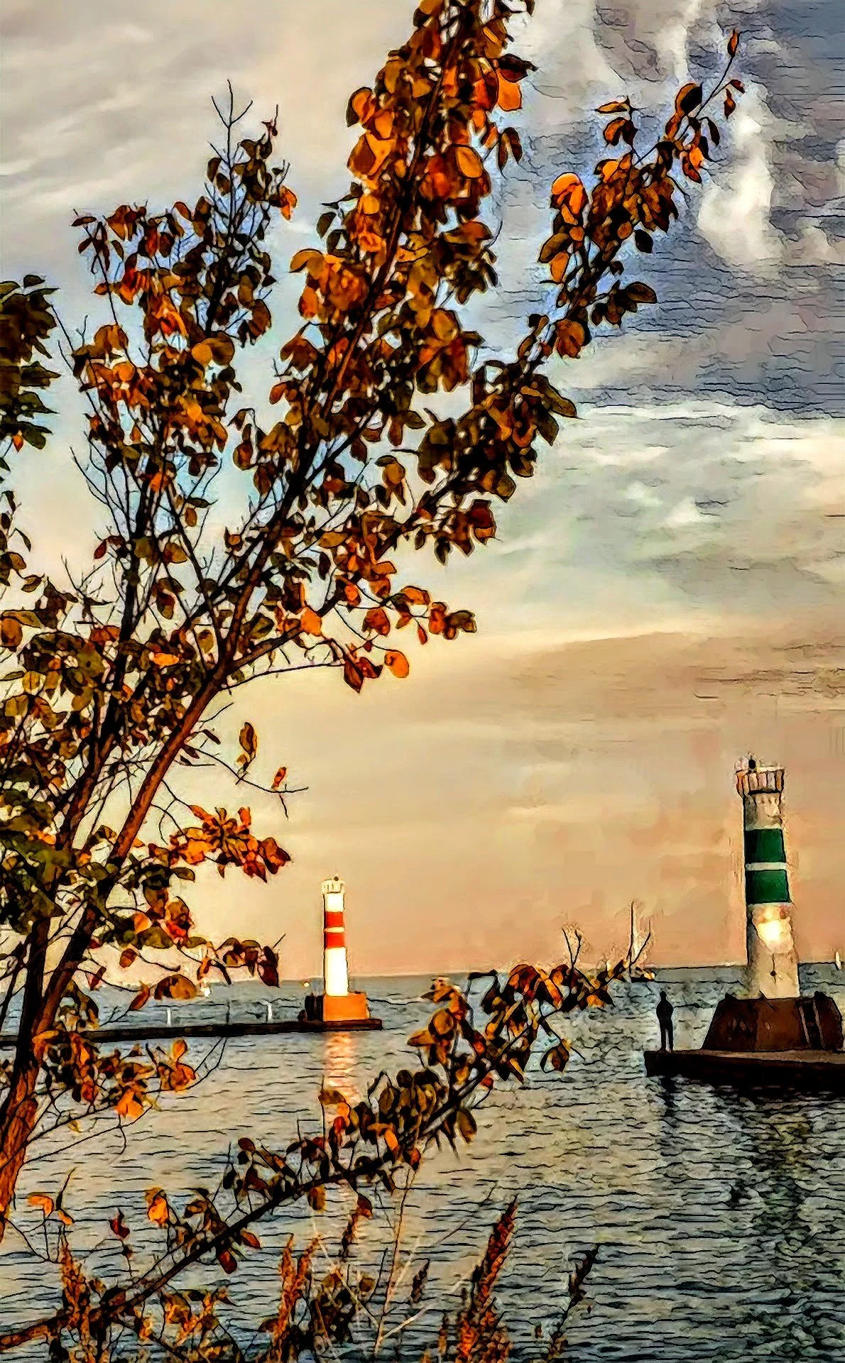 Peeking at the Lighthouses