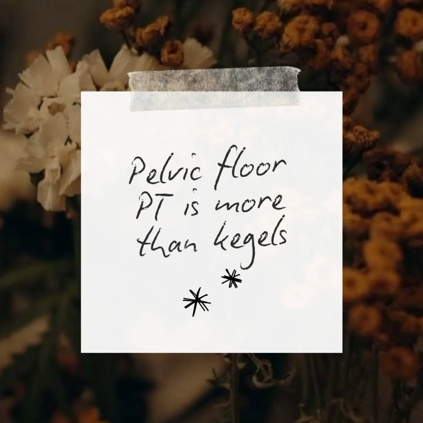 Not everyone needs kegels 🛑

Pelvic floor PT focuses on the muscles of your pelvic floor, but also everything that surrounds it. This can include areas like the hips, back, and core.

If you're doing kegels and not seeing any positive changes, it ma