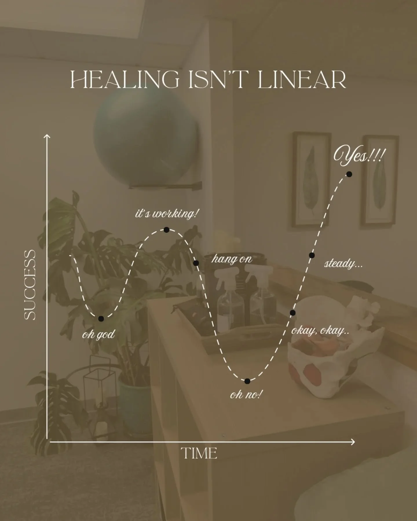 Healing isn't linear 📈

Just like traditional physical therapy, pelvic floor therapy takes time. We're here for you for every step of the journey offering guidance and support (and to celebrate every win) 🌼

Visit the link in our bio to set up your