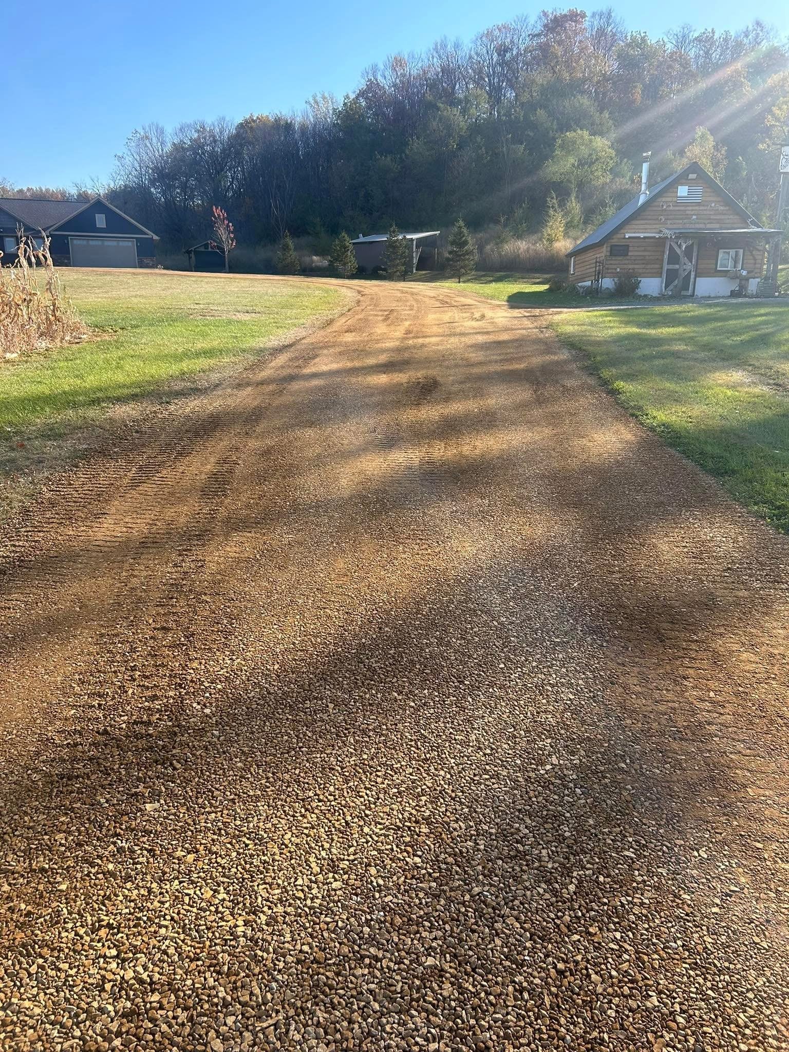 Driveway regrading