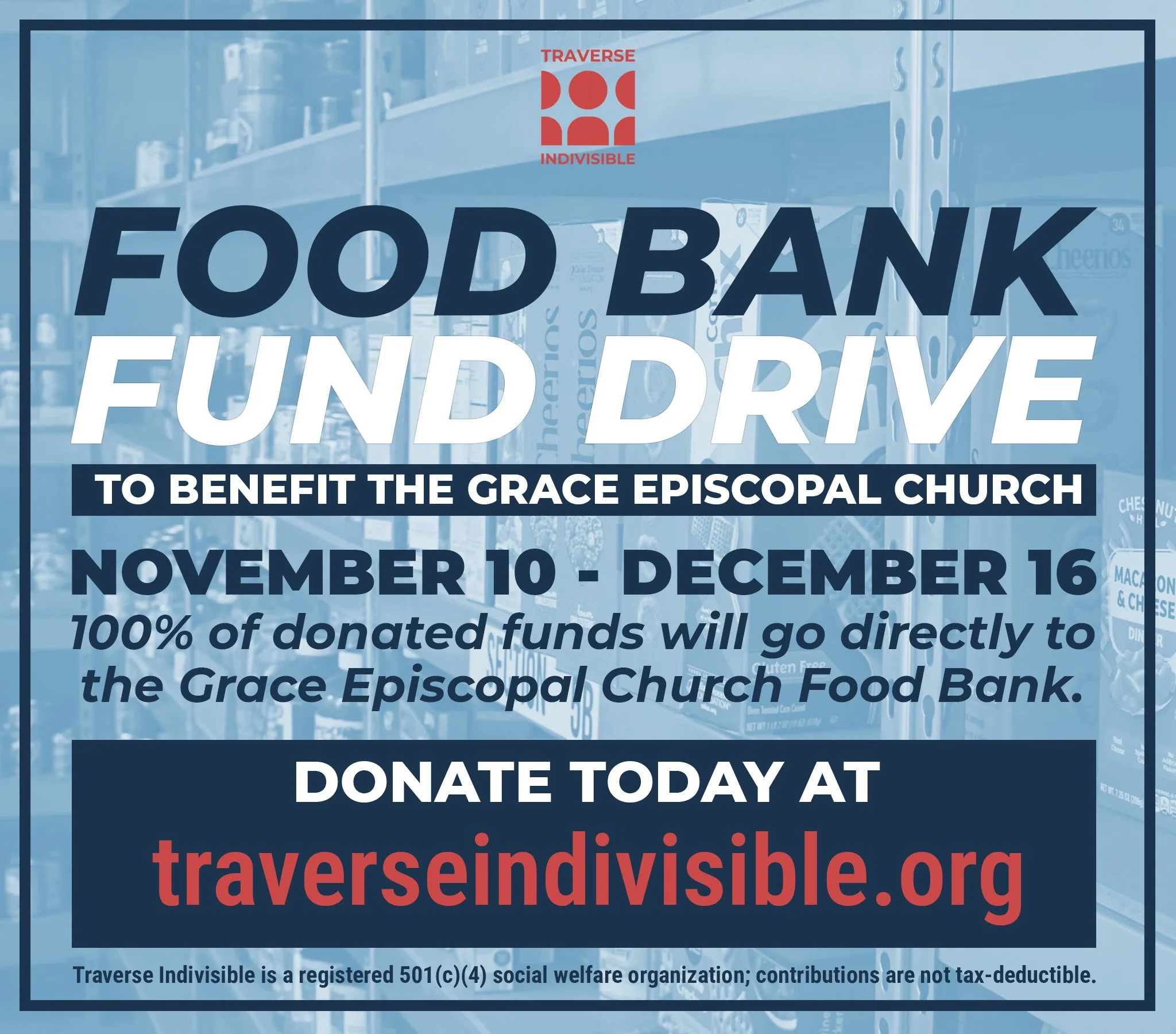 Fund Drive for Grace Episcopal Food Pantry