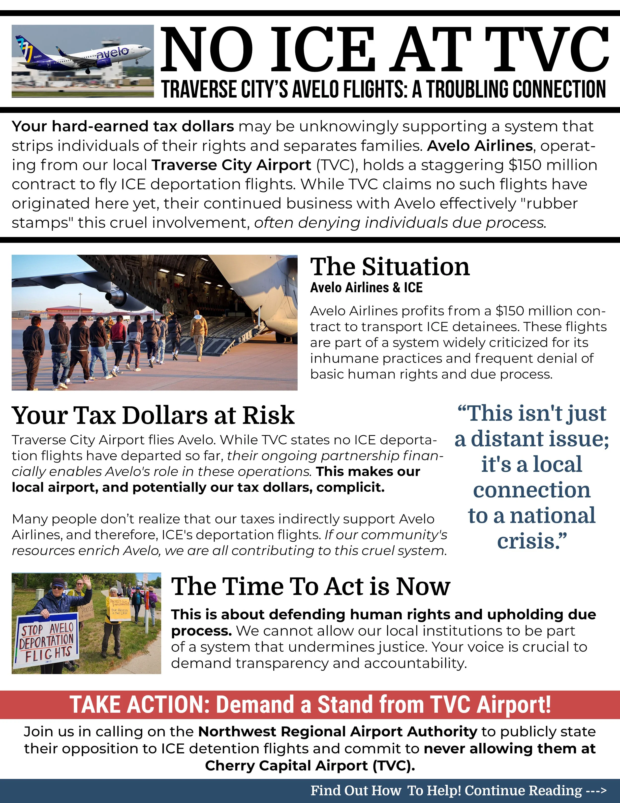 Fact Sheet: No ICE at TVC