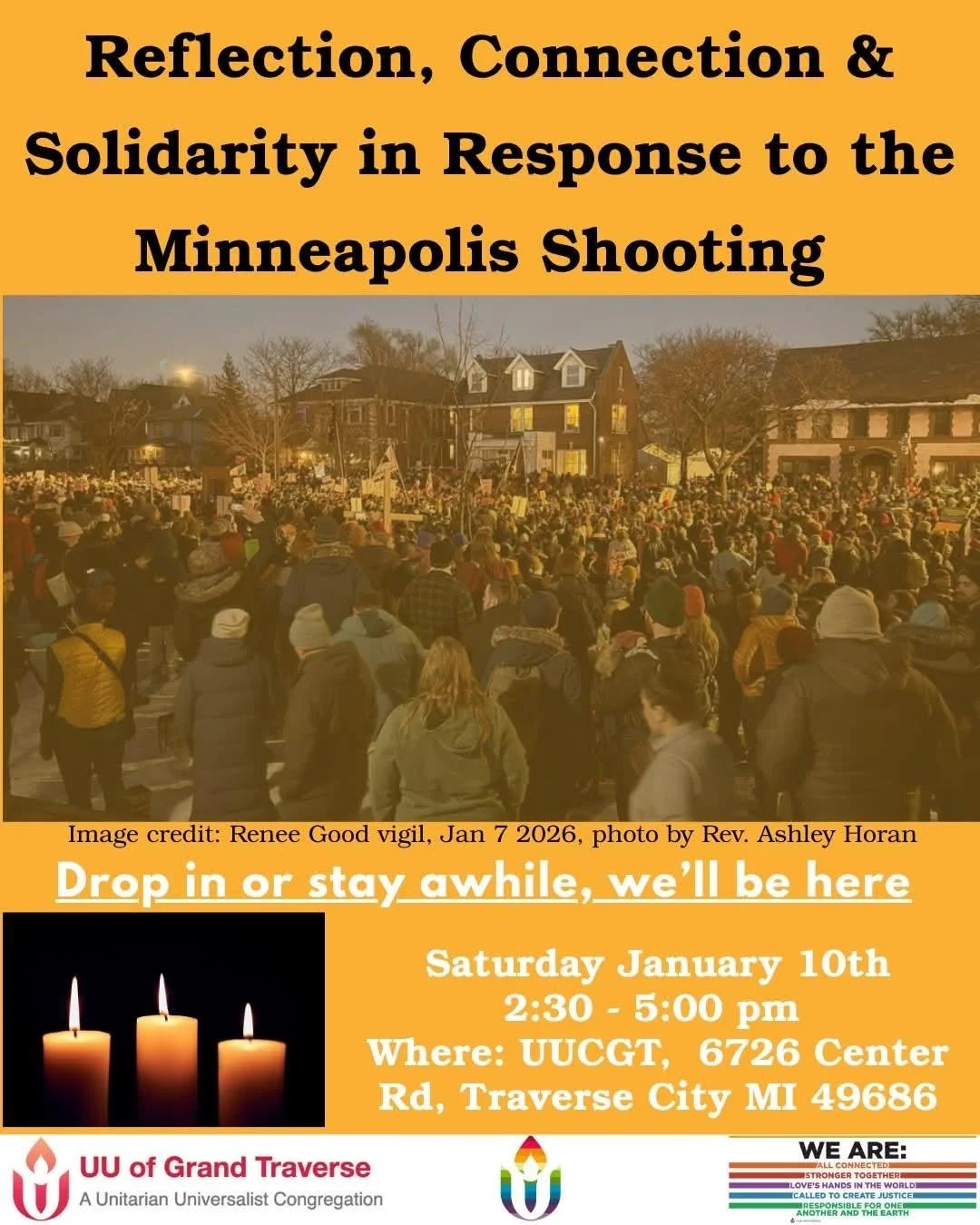 Reflection, Connection & Solidarity Vigil