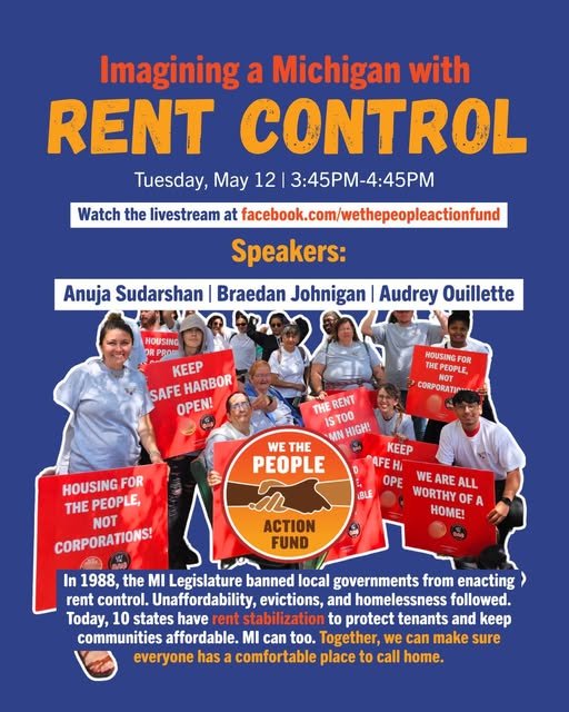 Imagining A Michigan With Rent Control (Stream)