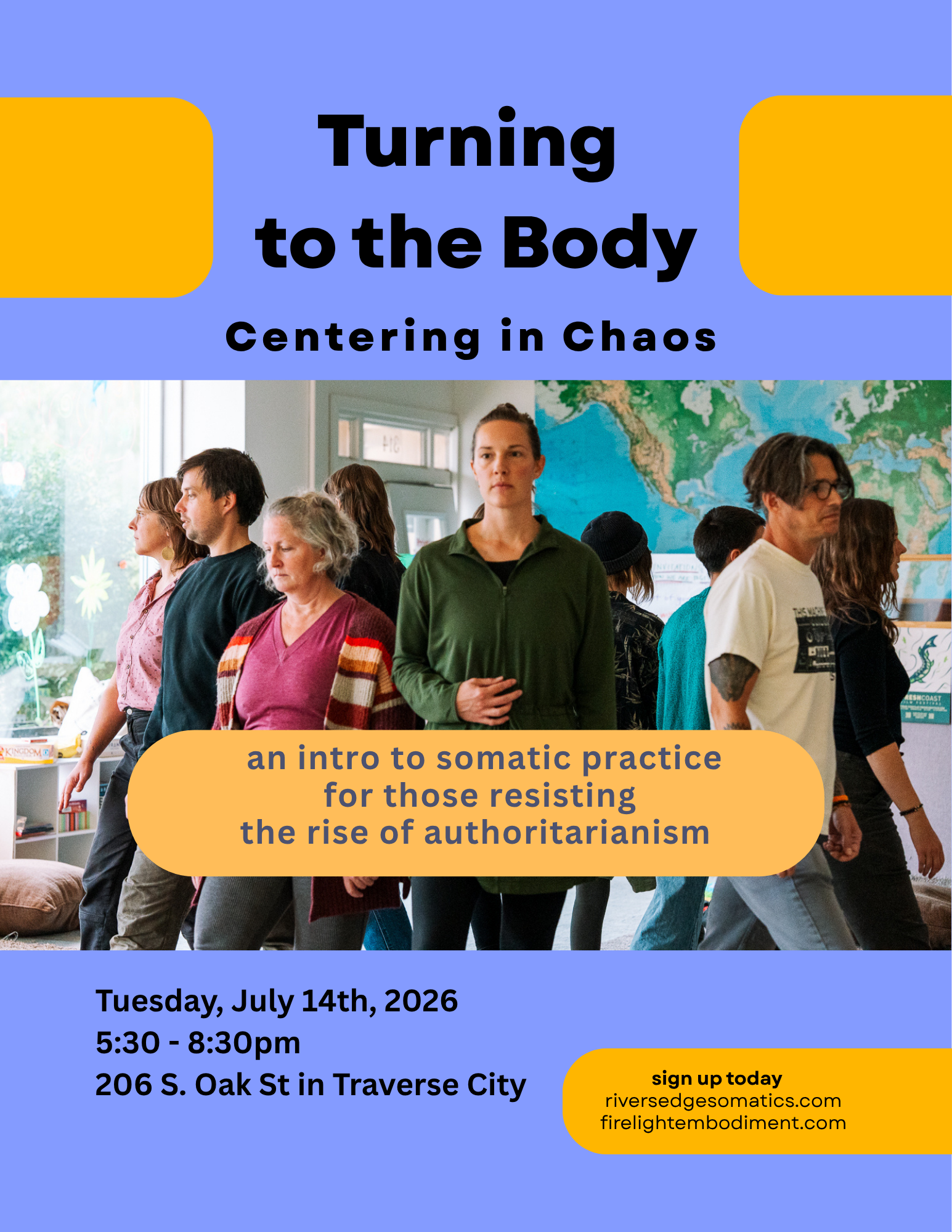 Turning To The Body: Somatic Workshop