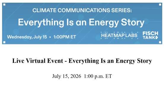 Everything Is An Energy Story (Virtual Event)