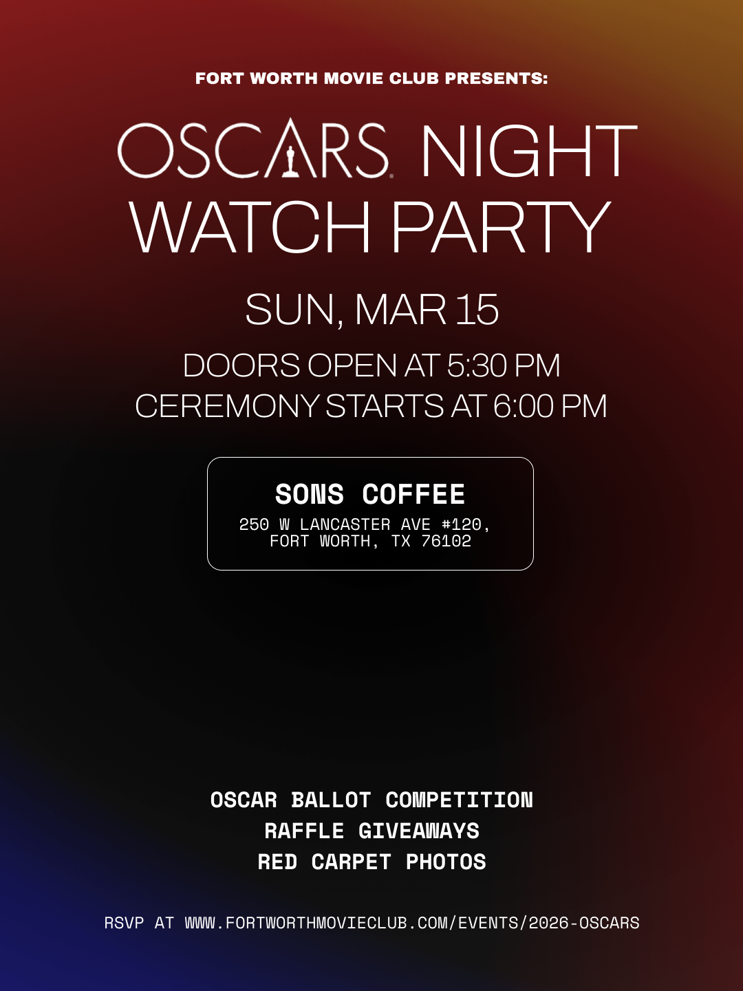 Oscars Night Watch Party