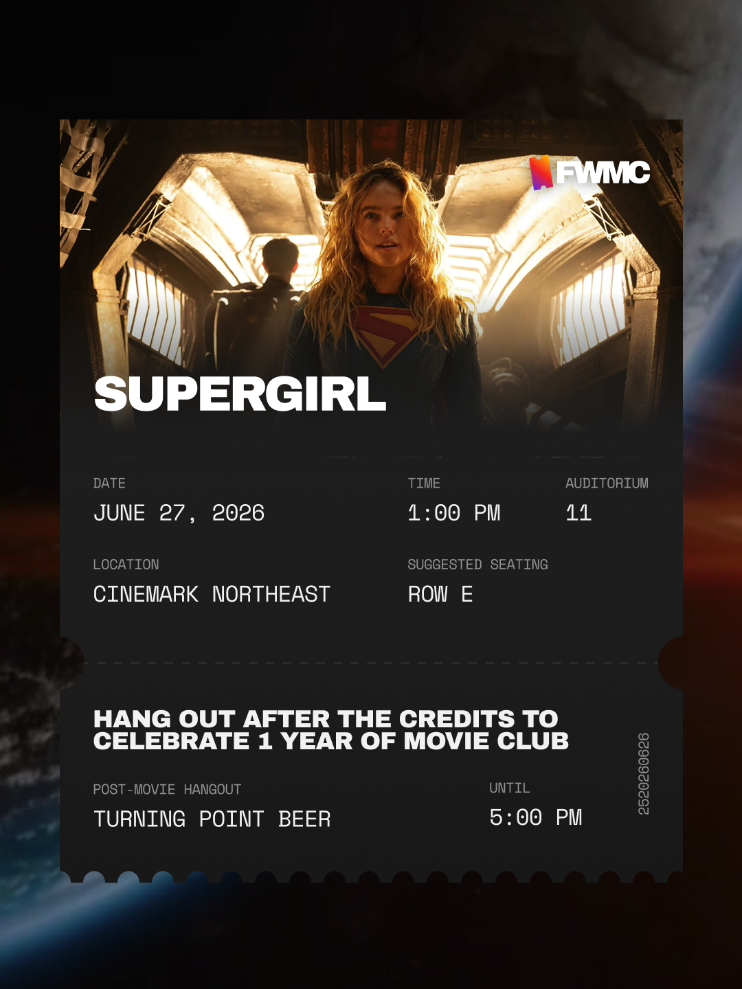 1 year of movie club: Supergirl &amp; Afterparty