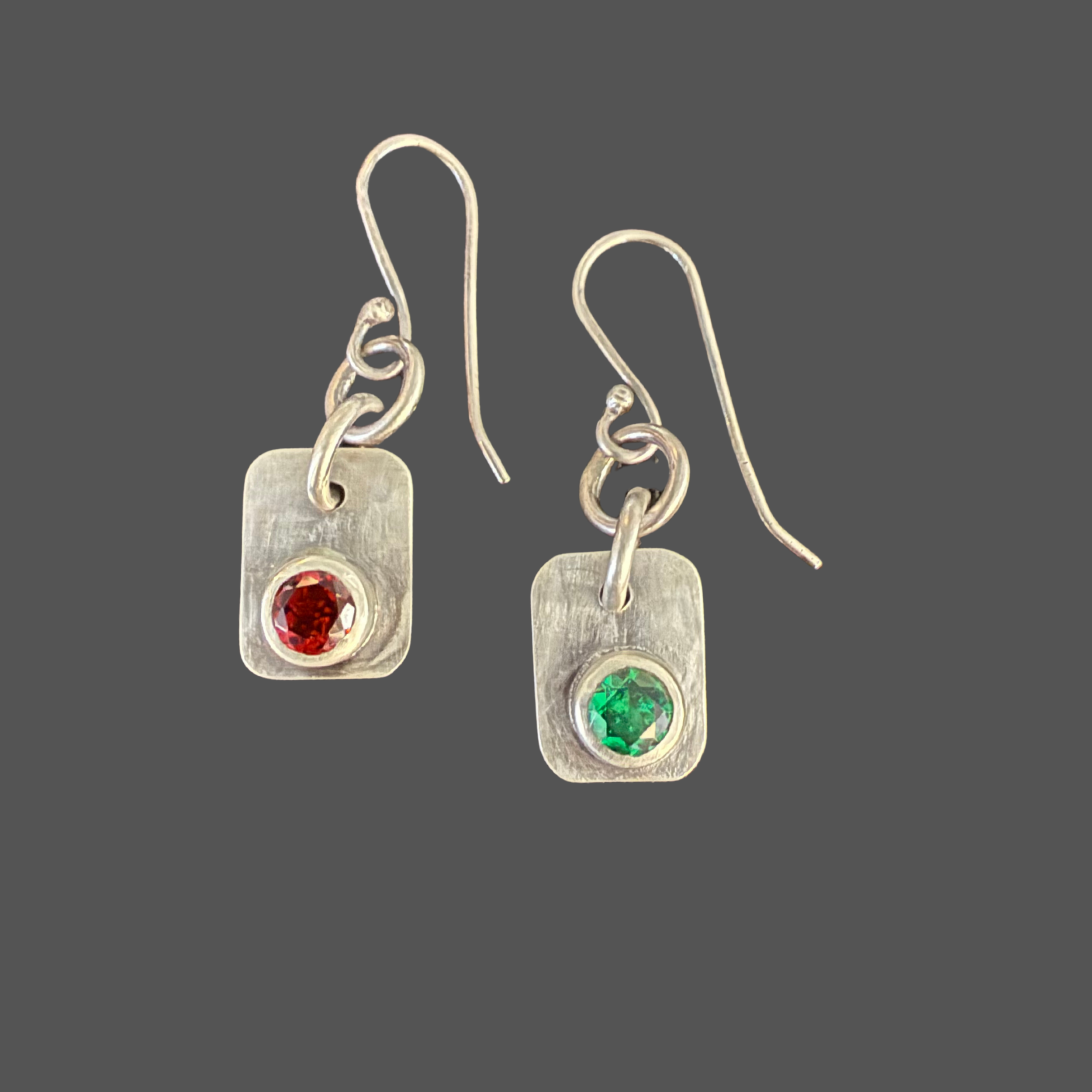 Red Light Green Light Earrings - Barbara Land.png