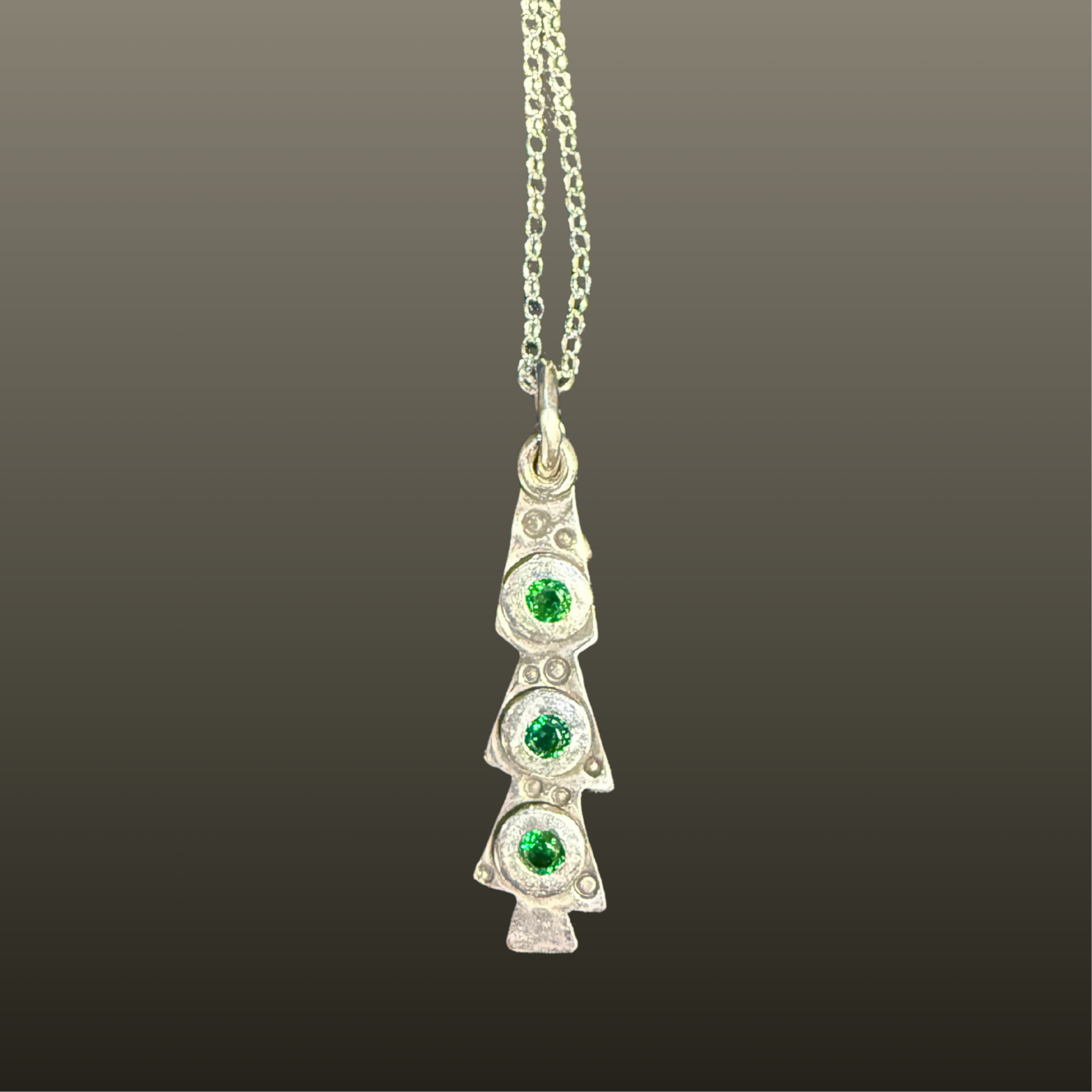 Green Light Tall Tree Pendant