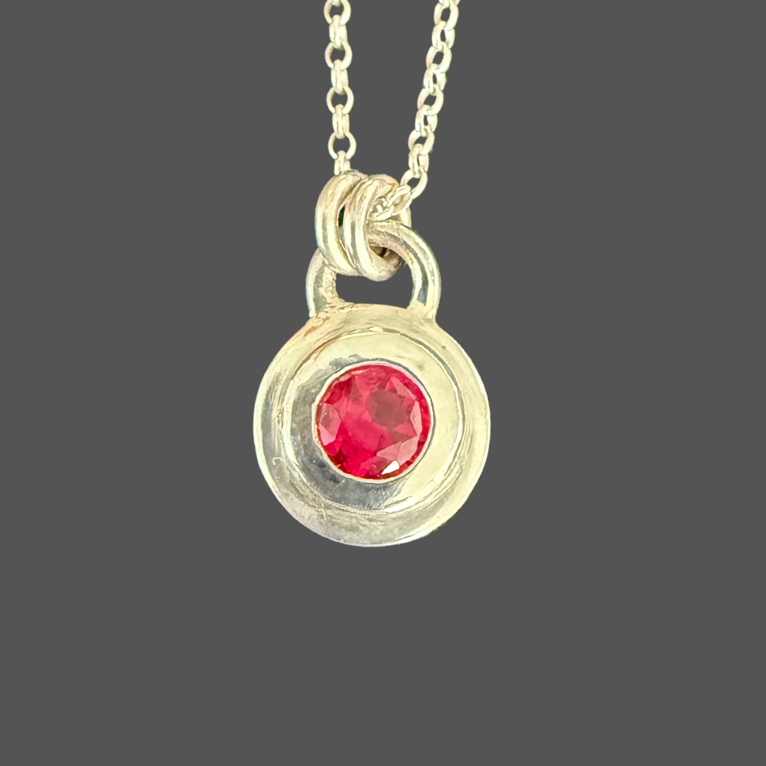 Ruby Heart Pendant  Necklace - Barbara Land.png